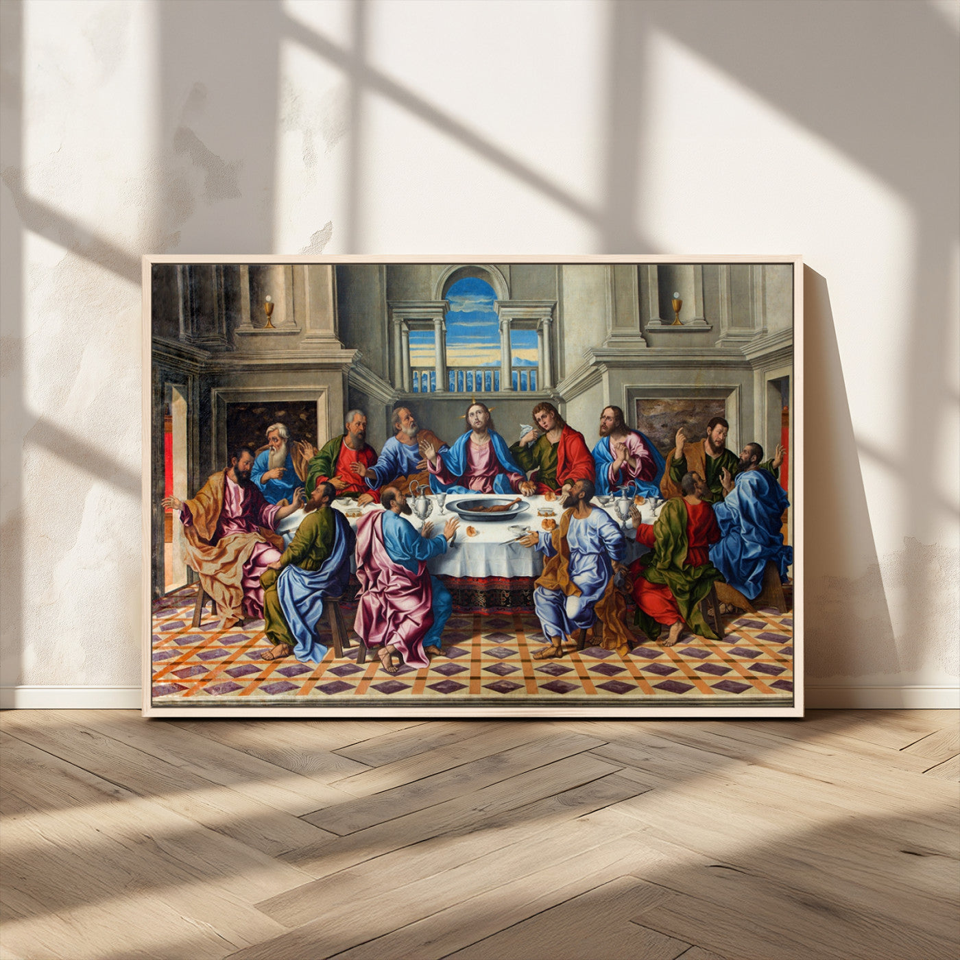 MGV-FC-36X24 - The Last Supper Multi Panel Canvas Wall Art