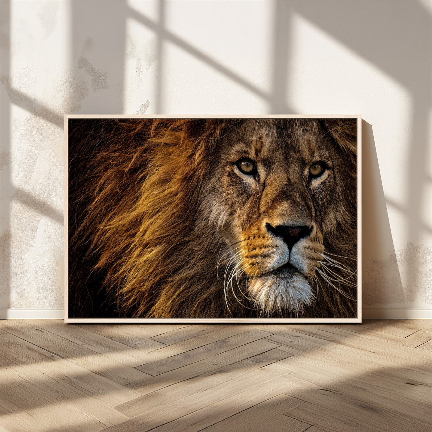 MGV-FC-36X24 - Mighty Lion Wall Art Animal Canvas Print