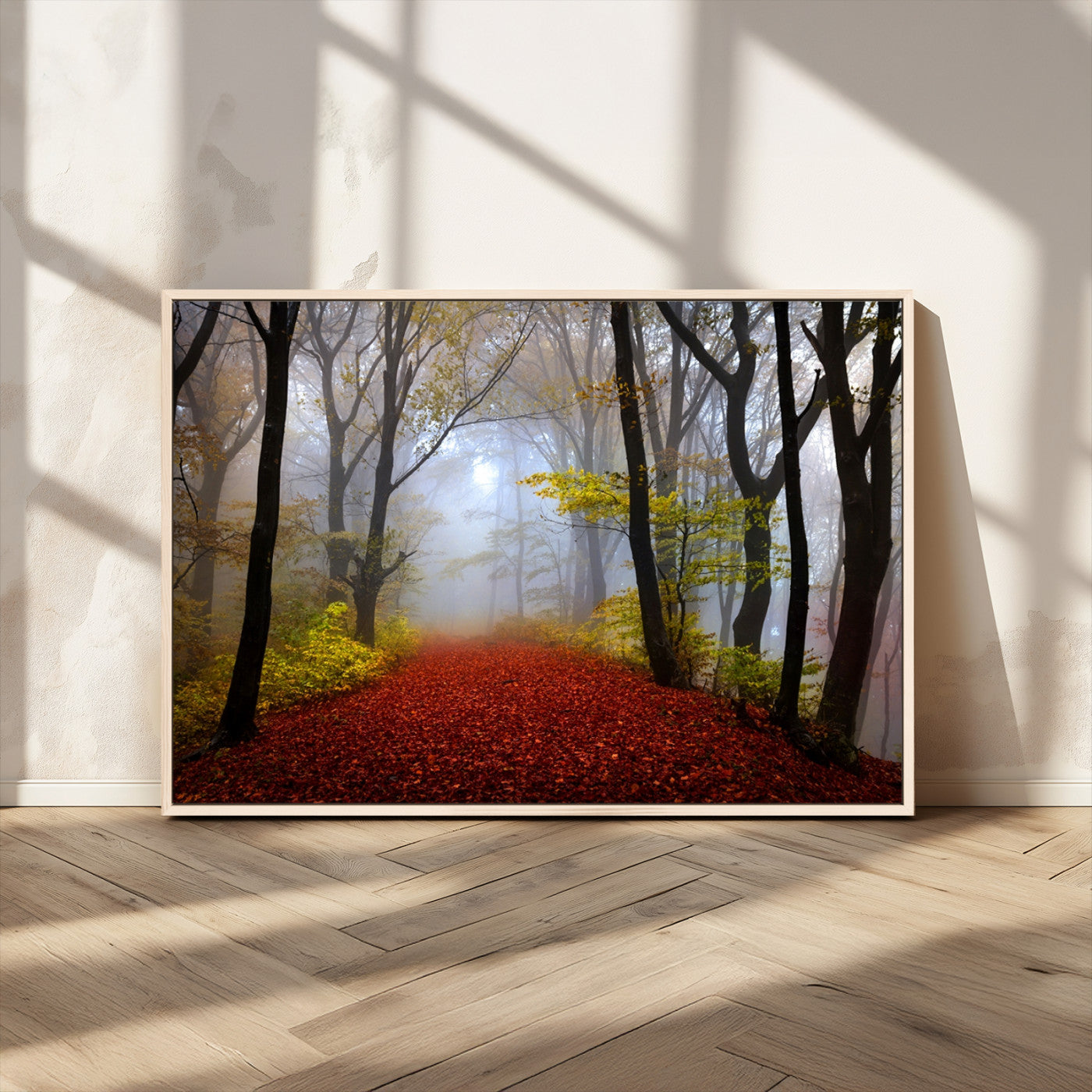 MGV-FC-36X24 - Foggy Forest Wall Art Landscape Canvas Print