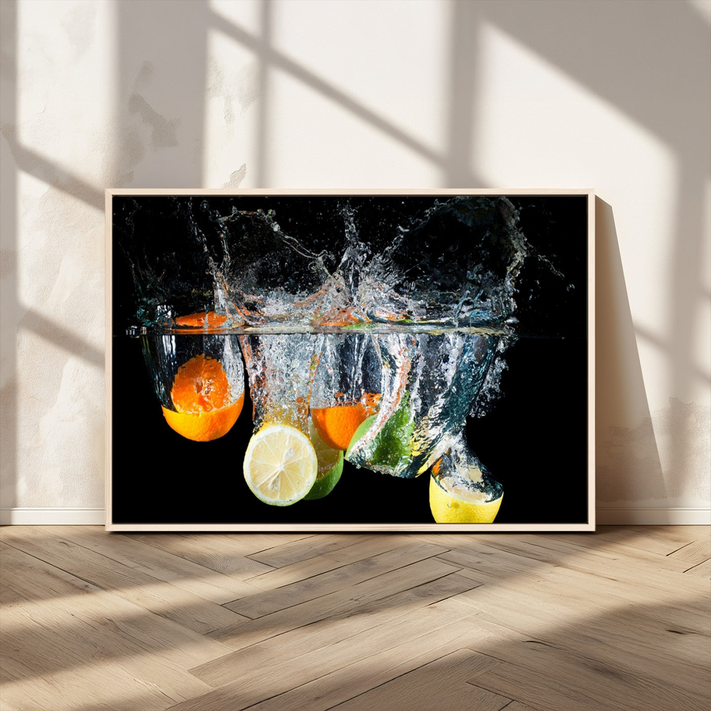MGV-FC-36X24 - Kitchen Wall Art, Kitchen Fruits Art Canvas Print