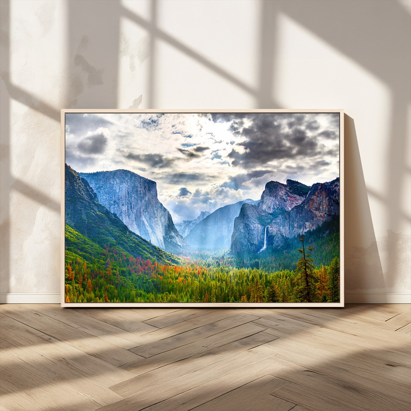 MGV-FC-36X24 - Yosemite Park Half Dome 3 Panel Canvas Print | Large Giclée Landscape Wall Art for Living Room,