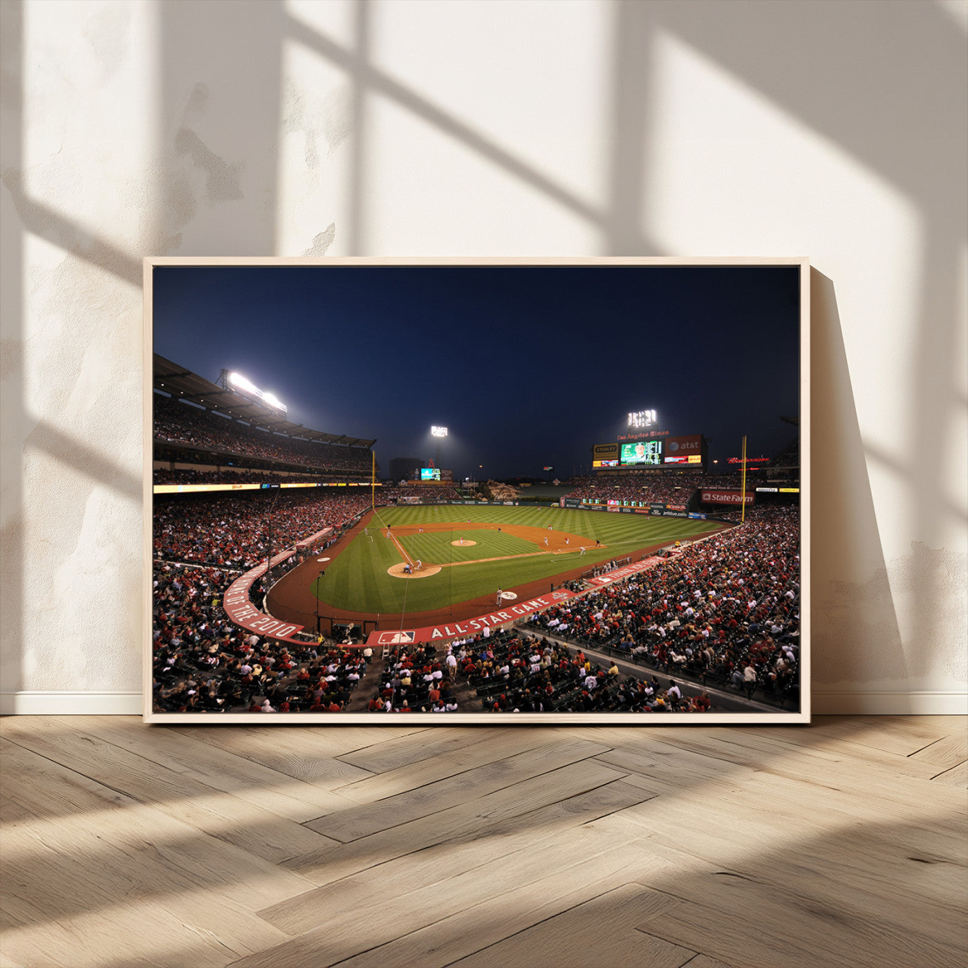 MGV-FC-36X24 - Los Angeles Angels Baseball Team Print - Anaheim Angel Stadium Wall Art Canvas Print