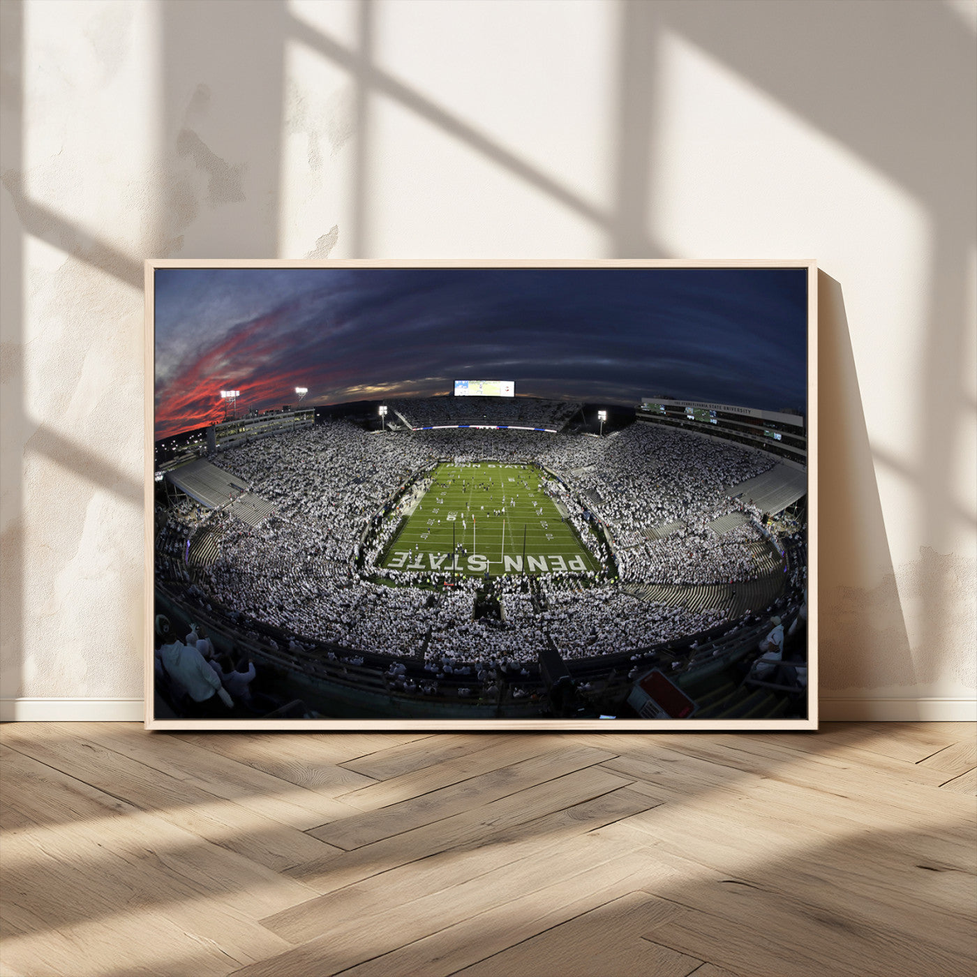MGV-FC-36X24 - Penn State University Nittany Lions Football Team Print - University Park Beaver Stadium Wall Art
