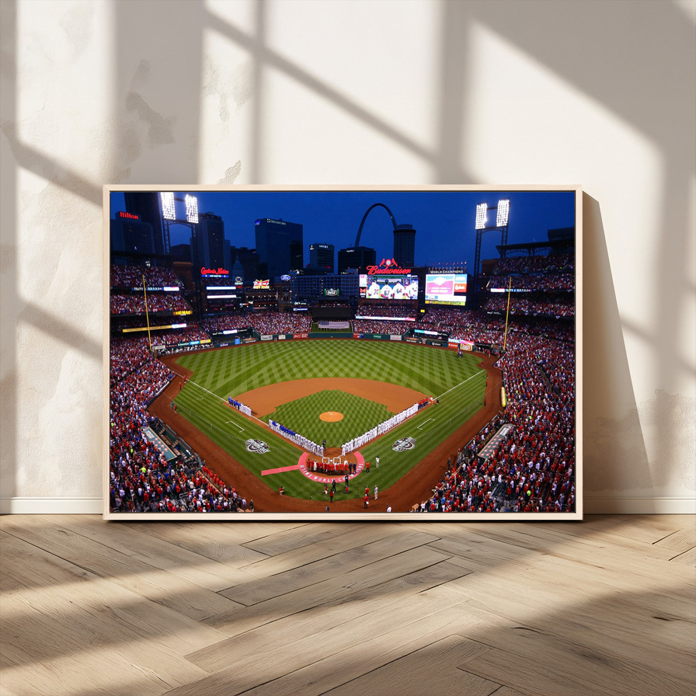 MGV-FC-36X24 - St. Louis Cardinals Baseball Team Print - Busch Stadium Wall Art Canvas Print