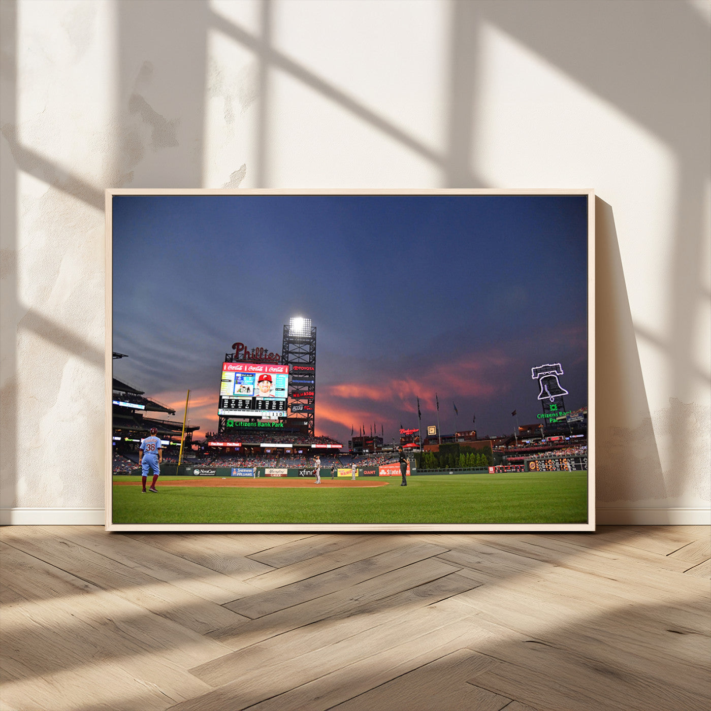 MGV-FC-36X24 - Philadelphia Phillies Baseball Print - Philadelphia Citizens Bank Park Stadium Wall Art, Phillies