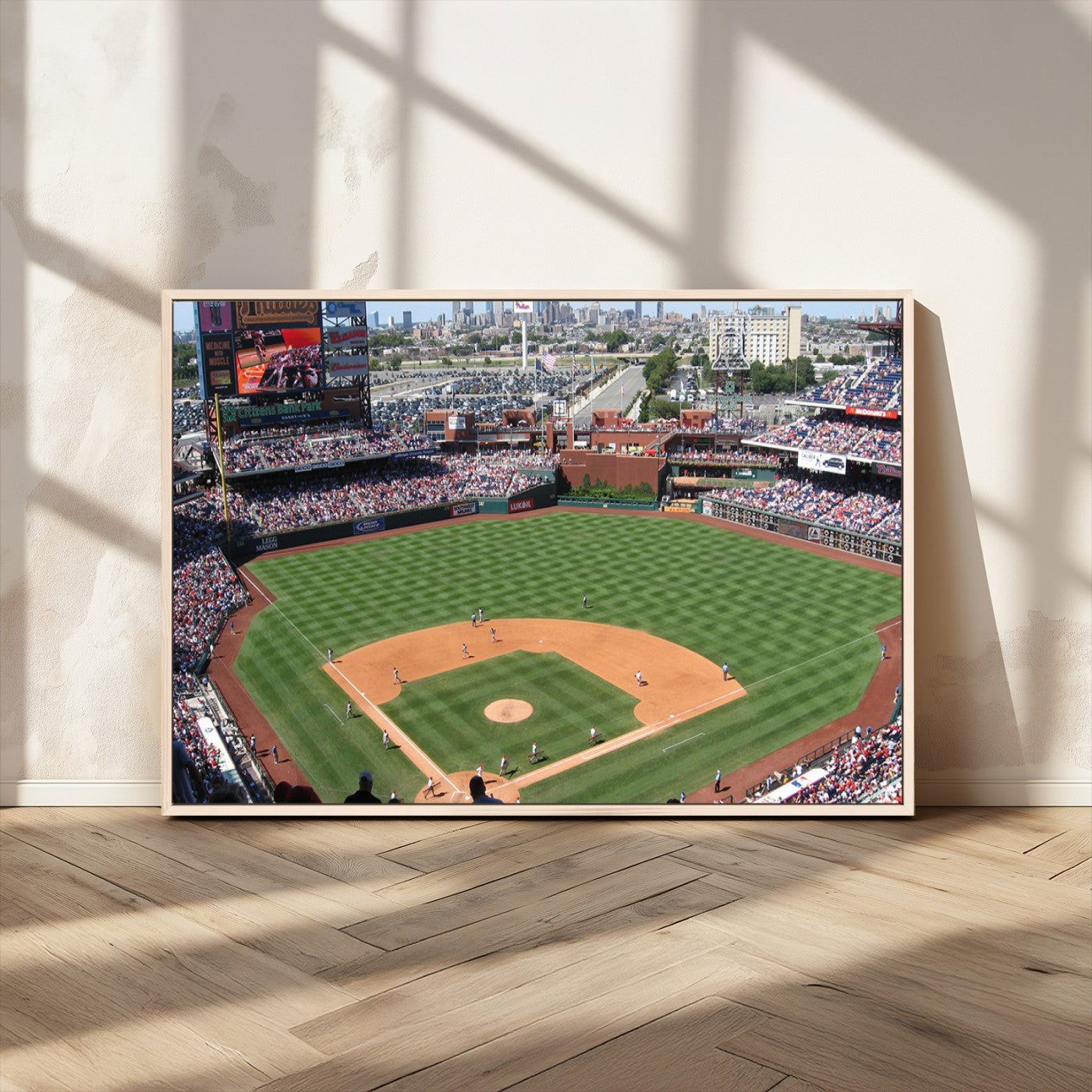 MGV-FC-36X24 - Philadelphia Phillies Baseball Team Print - Philadelphia Citizens Bank Park Stadium Wall Art Canvas