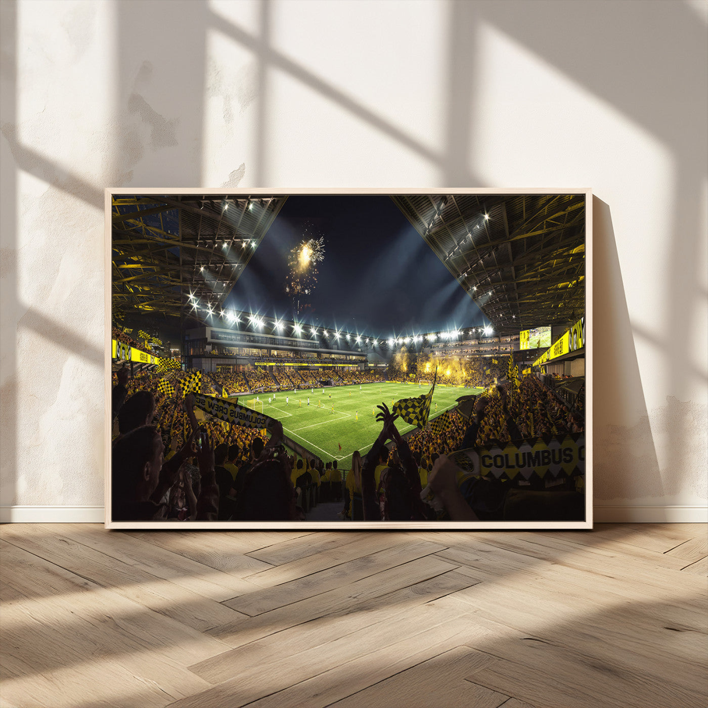 MGV-FC-36X24 - Columbus Crew Soccer Team Print - Columbus Crew Stadium Wall Art Canvas Print