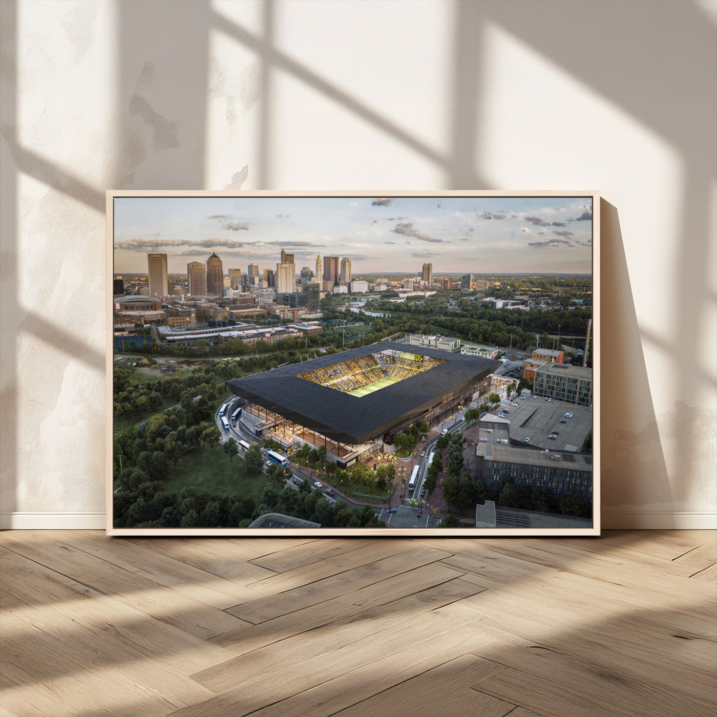 MGV-FC-36X24 - Columbus Crew Soccer Team Print - Columbus Crew Stadium Wall Art, Columbus Crew Soccer Wall Art