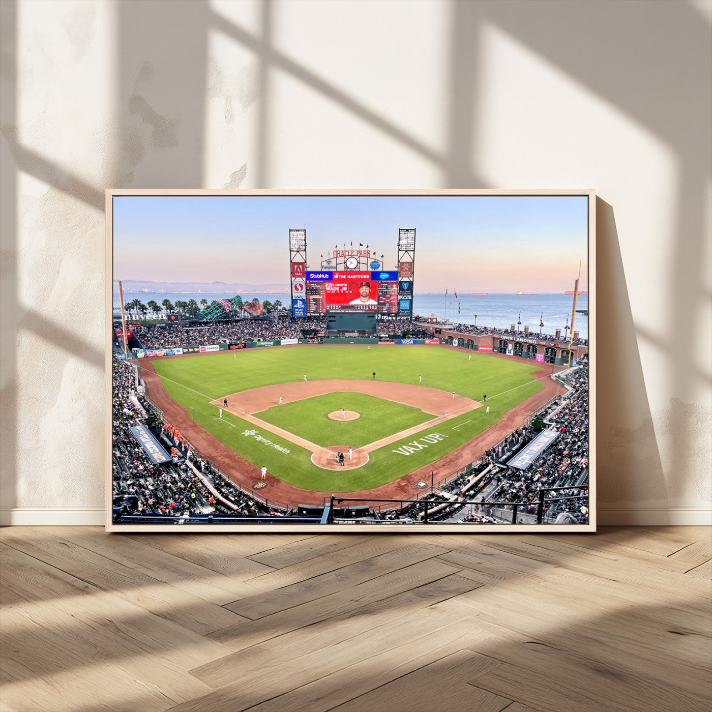 MGV-FC-36X24 - San Francisco Giants Baseball Team Print - Oracle Park Stadium Wall Art Canvas Print
