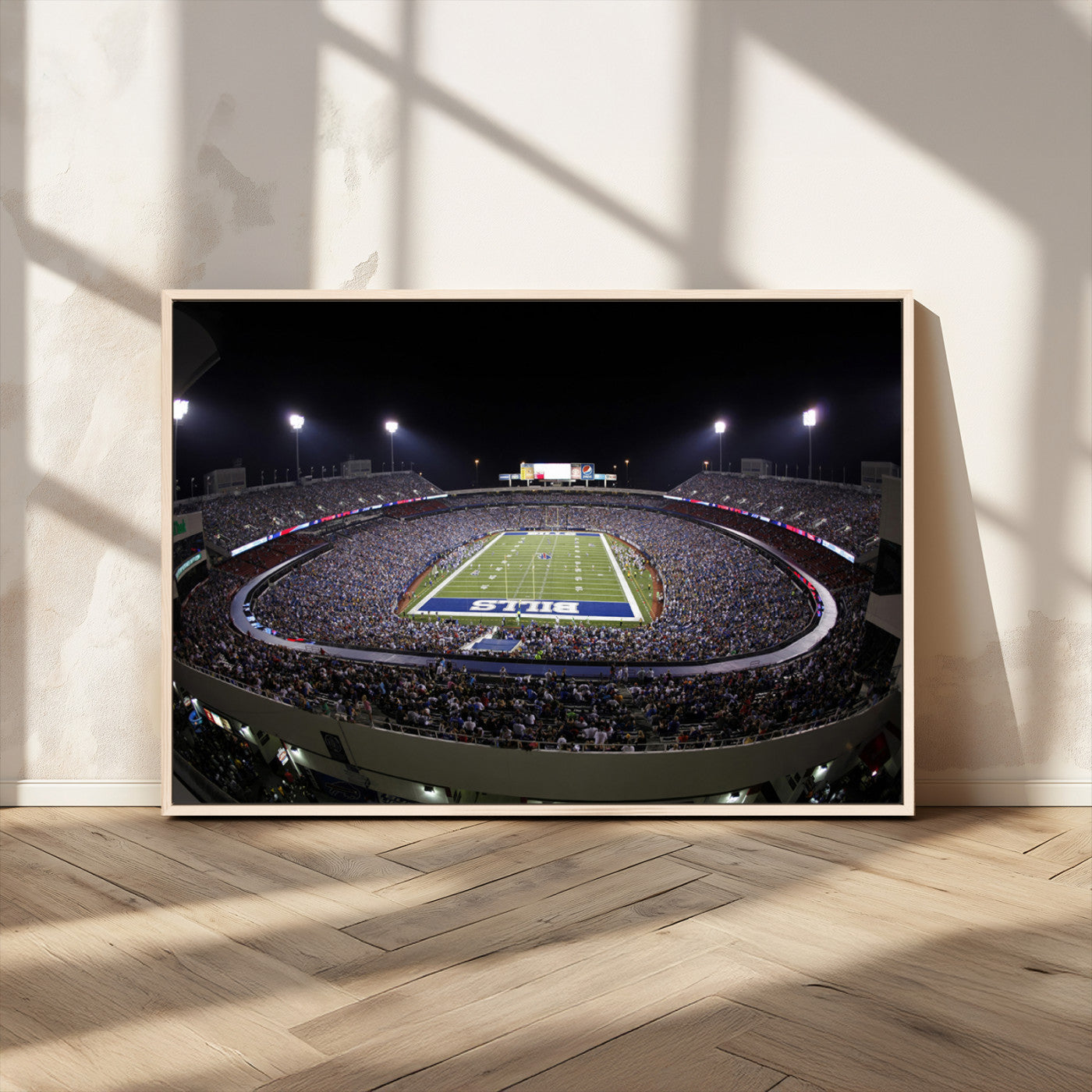 MGV-FC-36X24 - Buffalo Bills NFL Football Team Print - Buffalo Highmark Stadium Wall Art Canvas Print