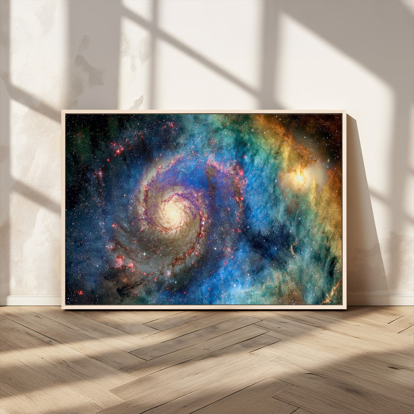 MGV-FC-36X24 - Spiral Galaxy Wall Art Canvas Print