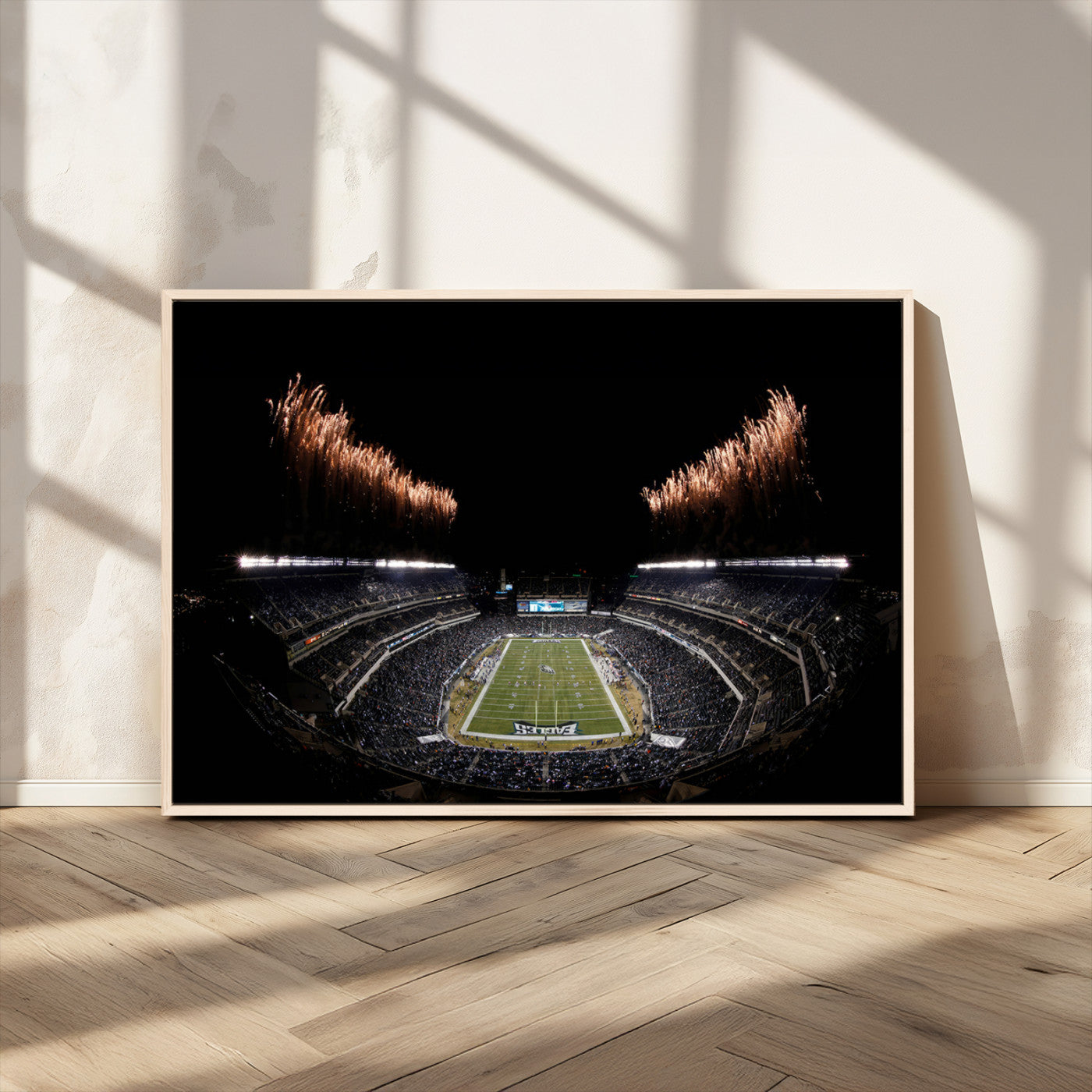 MGV-FC-36X24 - Eagles Field Stadium Wall Art | Philadelphia Eagles Football Team Print - Philadelphia Lincoln