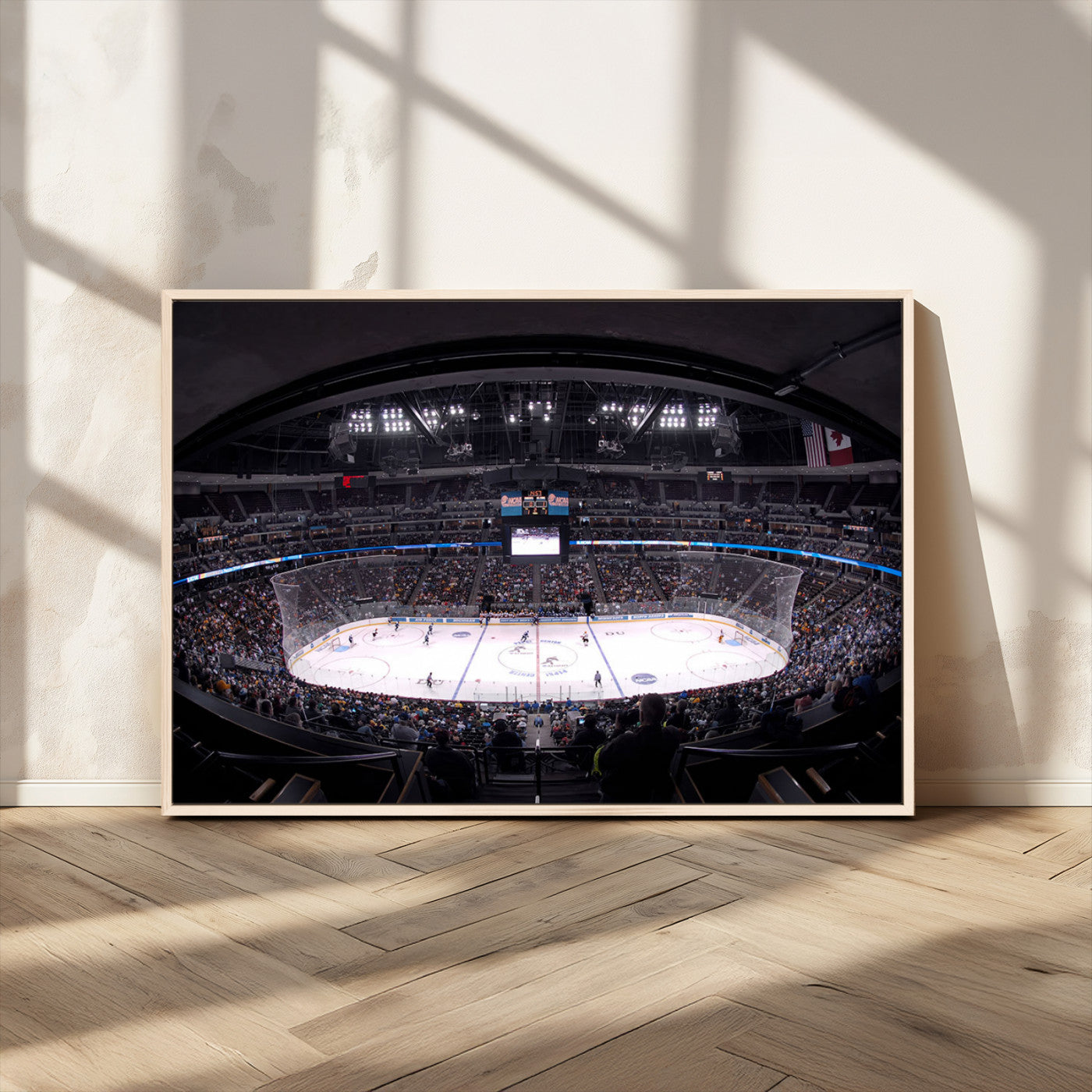 MGV-FC-36X24 - Ball Arena Denver Colorado Avalanche Hockey Team Wall Art Canvas Print - Denver Ice Hockey Stadium