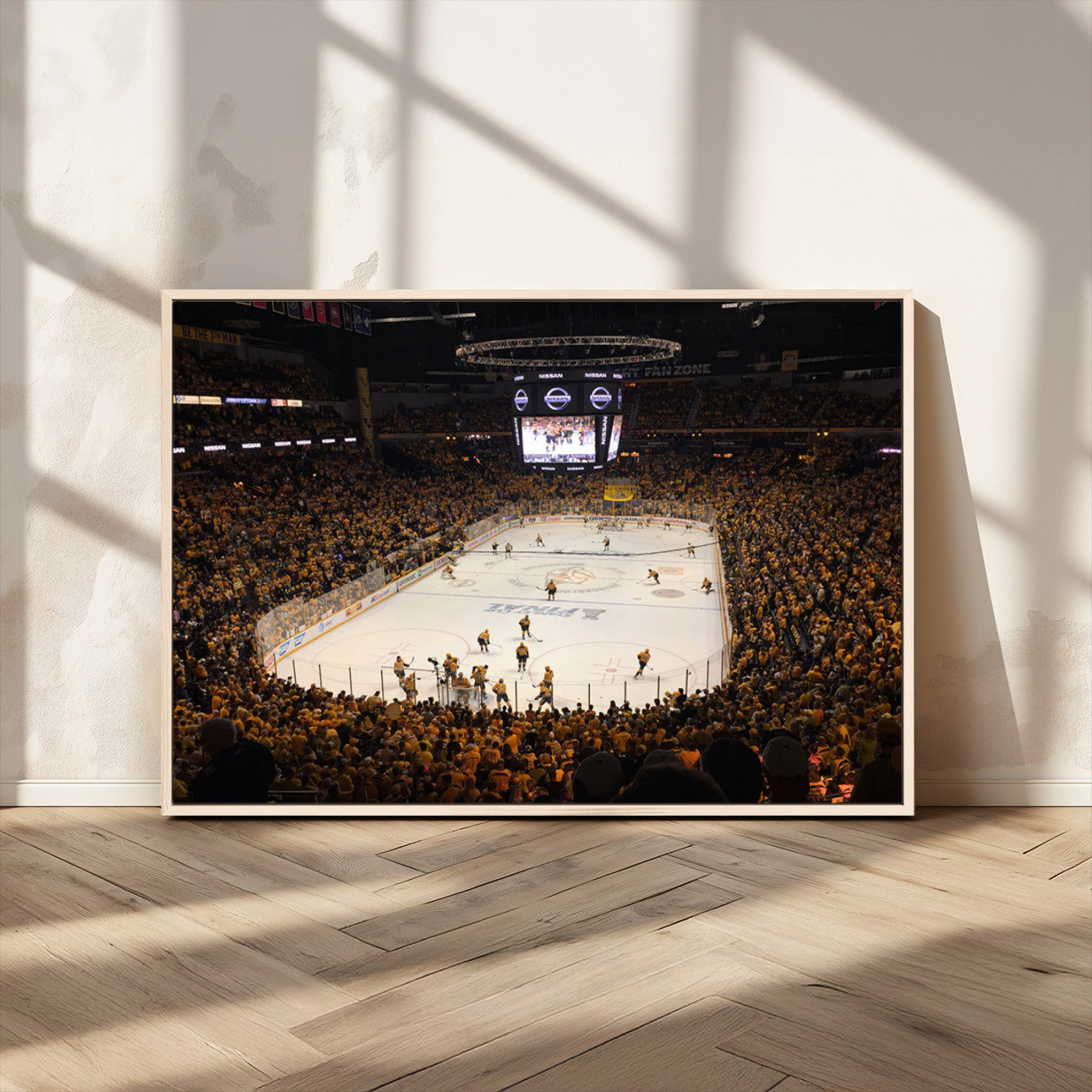 MGV-FC-36X24 - Bridgestone Arena - Nashville Predators Hockey Team Print - Nashville Wall Art Canvas Print