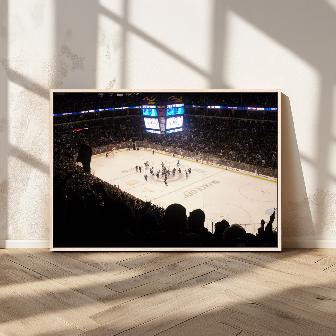MGV-FC-36X24 - Canada Life Centre Wall Art | Winnipeg Jets Hockey Team Print Canvas | Ready to Hang | Winnipeg Wall