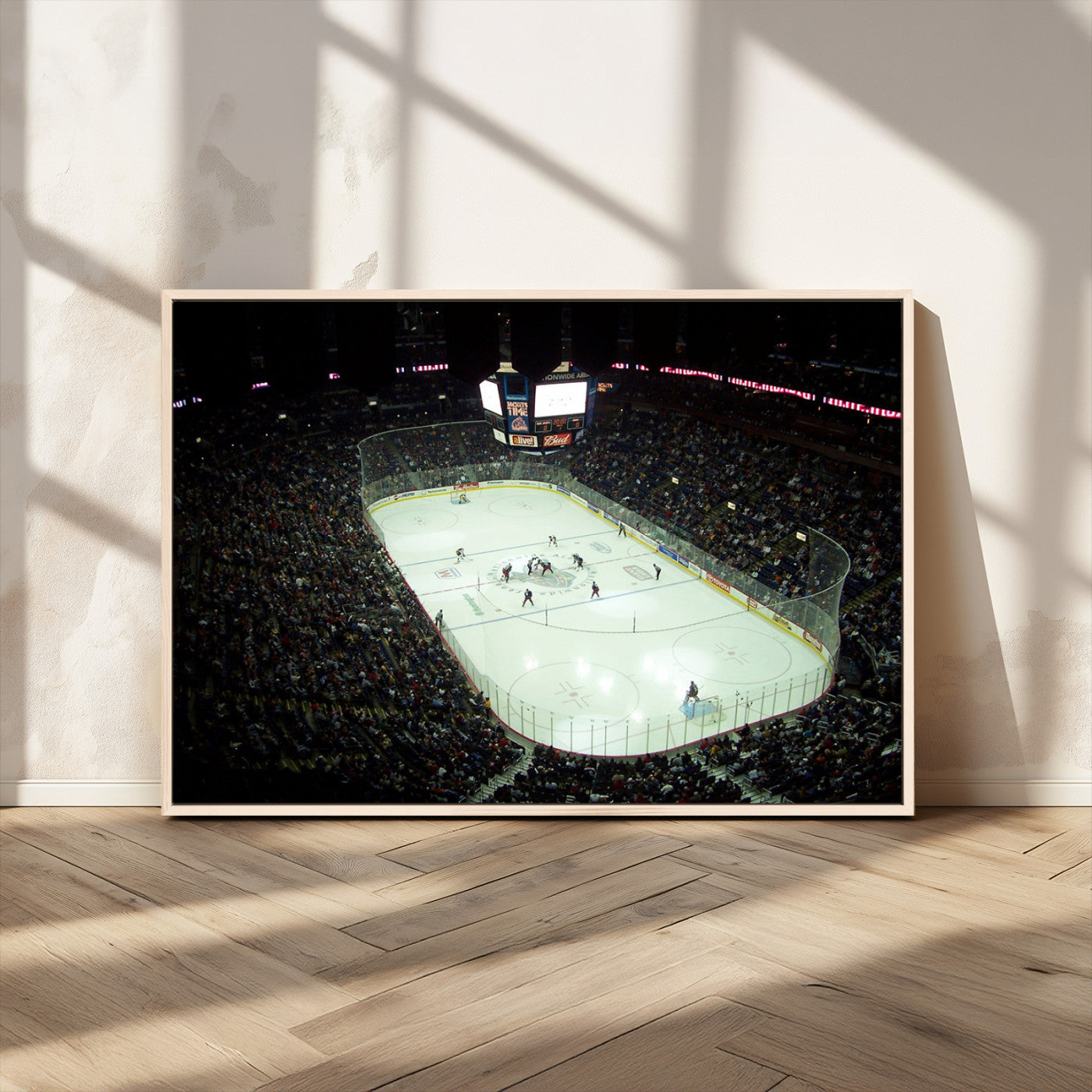MGV-FC-36X24 - Nationwide Arena Ohio Columbus Blue Jackets Hockey Stadium Canvas Print Wall Art