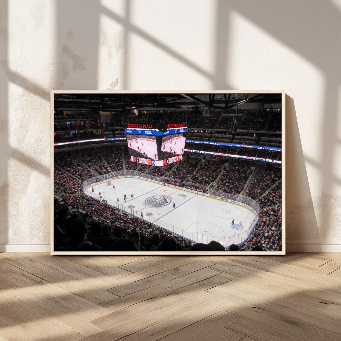 MGV-FC-36X24 - Rogers Place Edmonton Oilers Ice Hockey Stadium Wall Art, Rogers Place Edmonton Oilers Wall Art