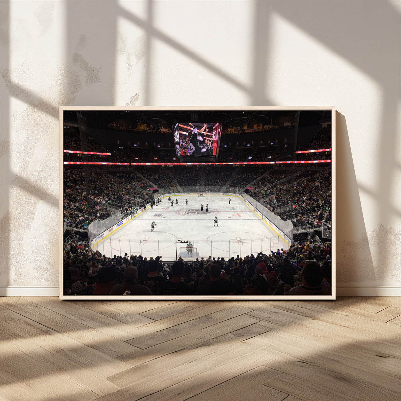 MGV-FC-36X24 - T Mobile Arena Paradise Nevada Vegas Golden Knights Ice Hockey Stadium Canvas Print Wall Art