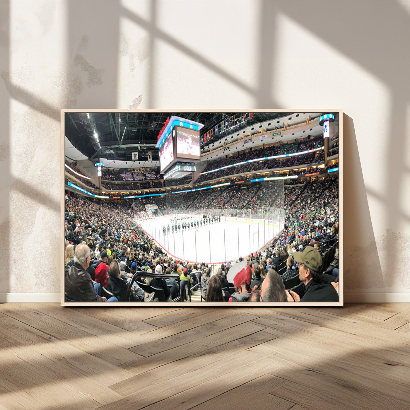 MGV-FC-36X24 - Xcel Energy Center St Paul Minnesota Wild Ice Hockey Stadium Canvas, Minnesota Wild Ice Hockey