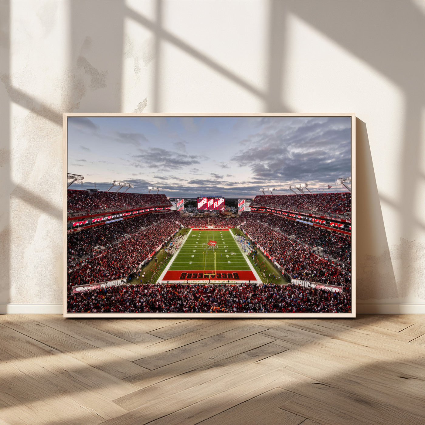 MGV-FC-36X24 - Florida Tampa Raymond James Stadium Wall Art Canvas Print - NFL Football Stadium Print Canvas