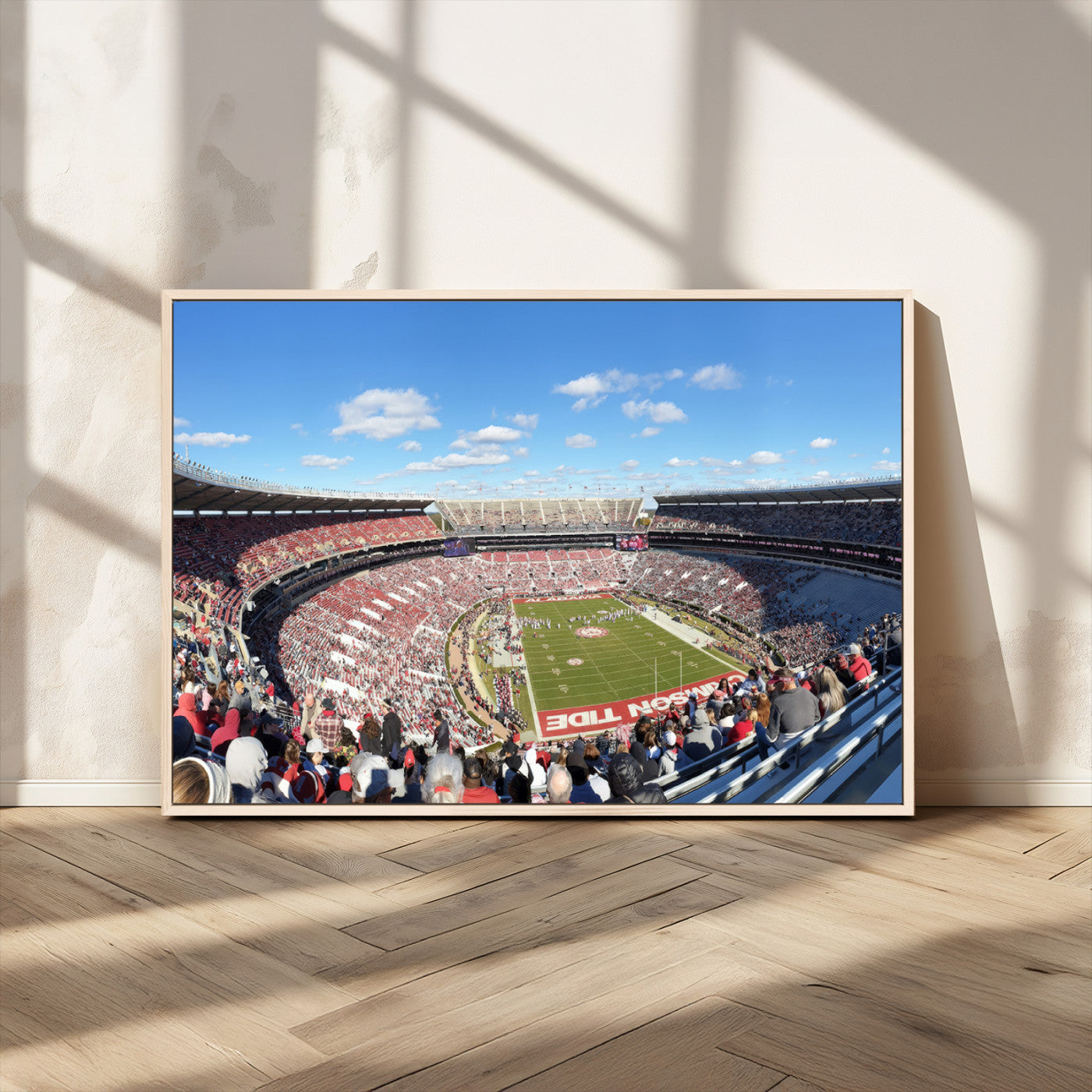 MGV-FC-36X24 - University of Alabama Crimson Tide Print Wall Art - Tuscaloosa Bryant-Denny Stadium Wall Art Canvas