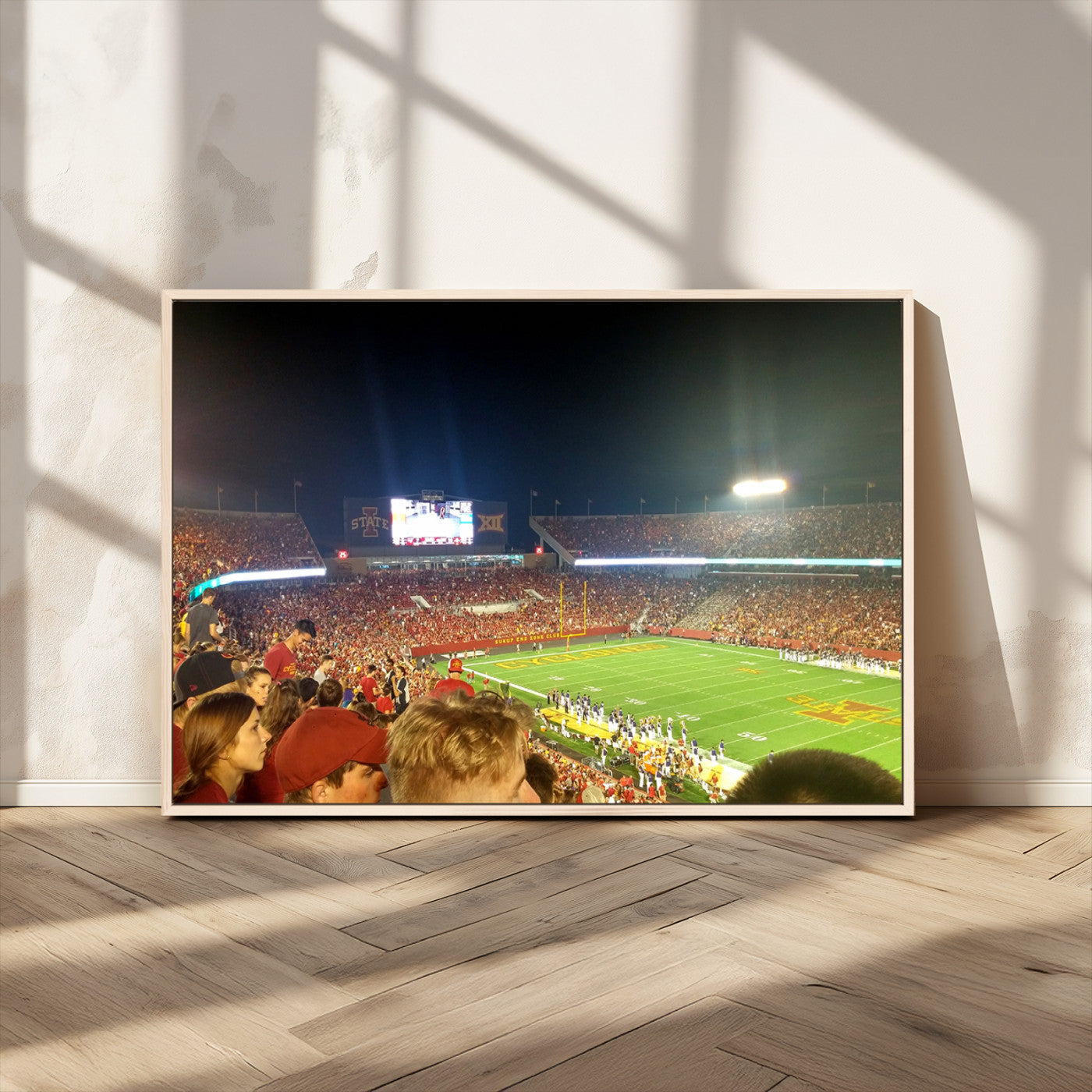 MGV-FC-36X24 - Iowa State University Cyclones Art Print, Football Team Print - Jack Trice Stadium Ames Wall Art