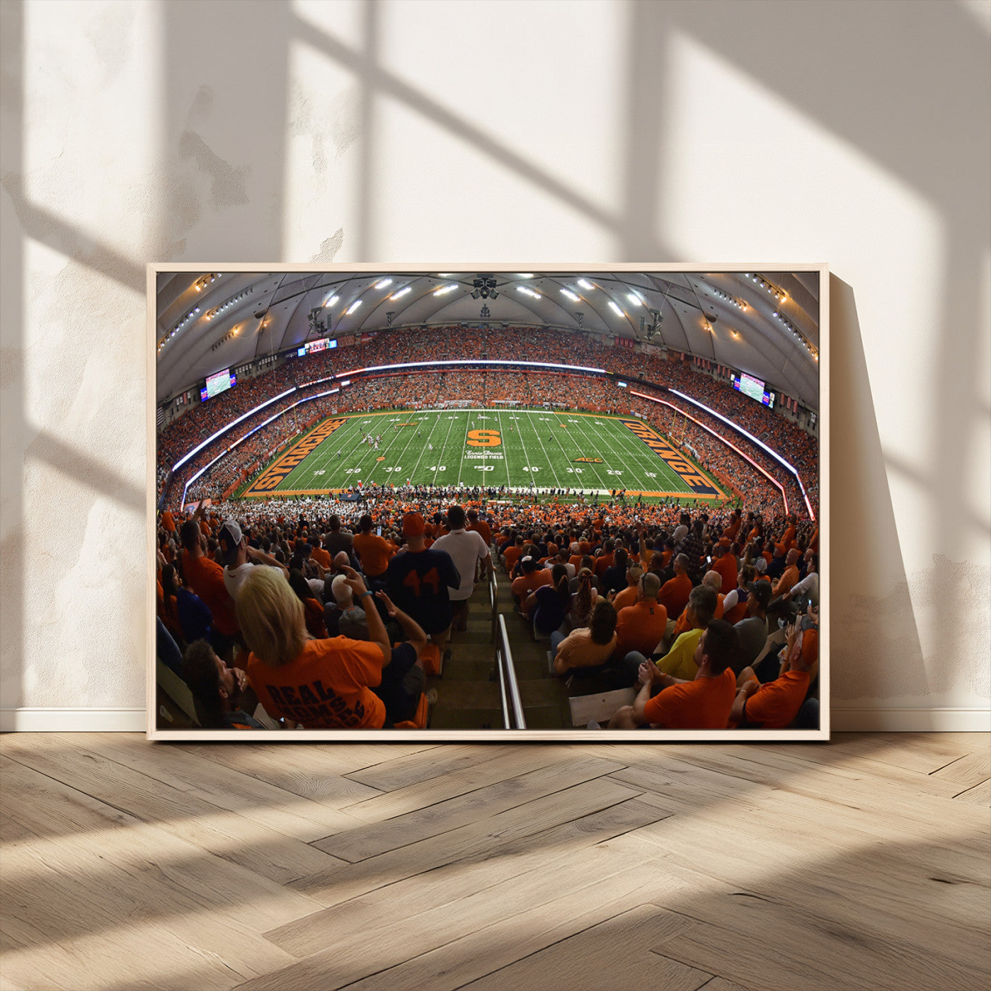 MGV-FC-36X24 - Syracuse University Orange Football Canvas Print, Football Team Print - Syracuse JMA Wireless Dome