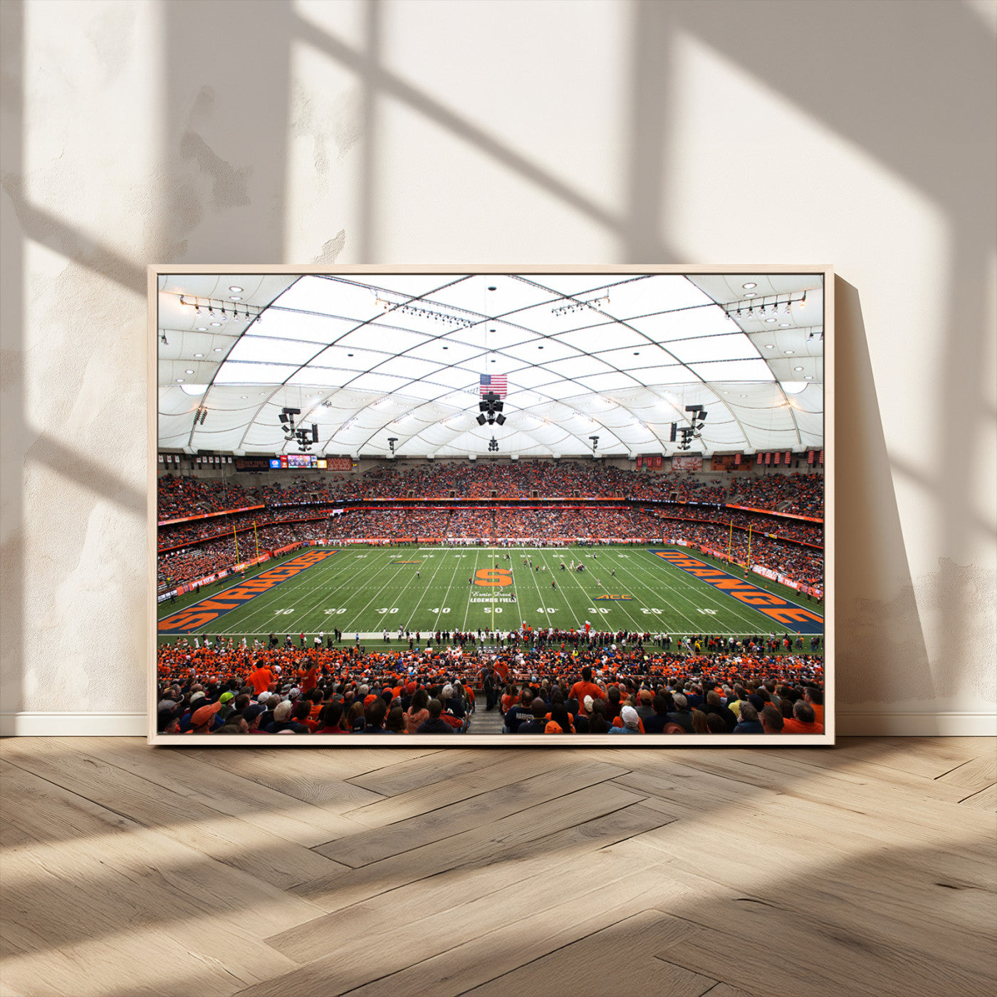 MGV-FC-36X24 - Syracuse University Orange Football Team Print - Syracuse JMA Wireless Dome Wall Art Canvas Print