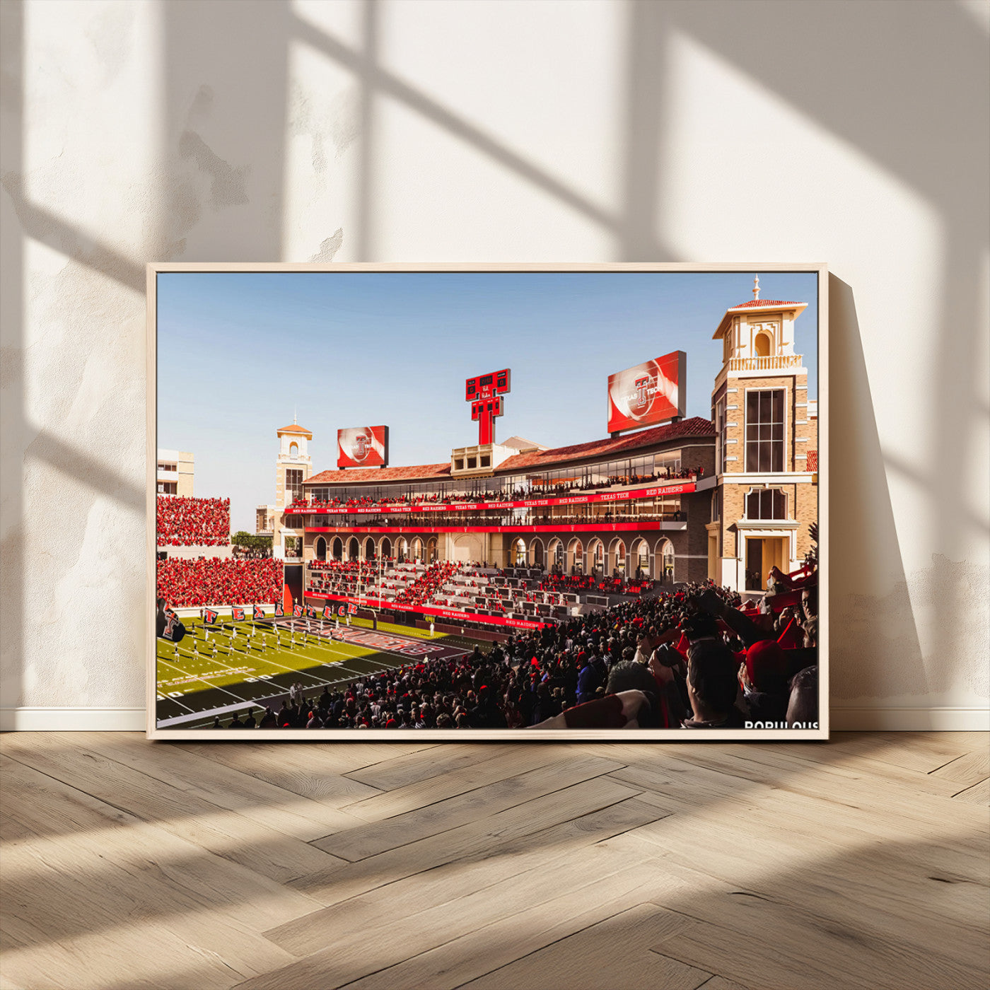 MGV-FC-36X24 - Jones AT&T Stadium Texas Tech Red Raiders Wall Art | Large Att Stadium Canvas Print | College