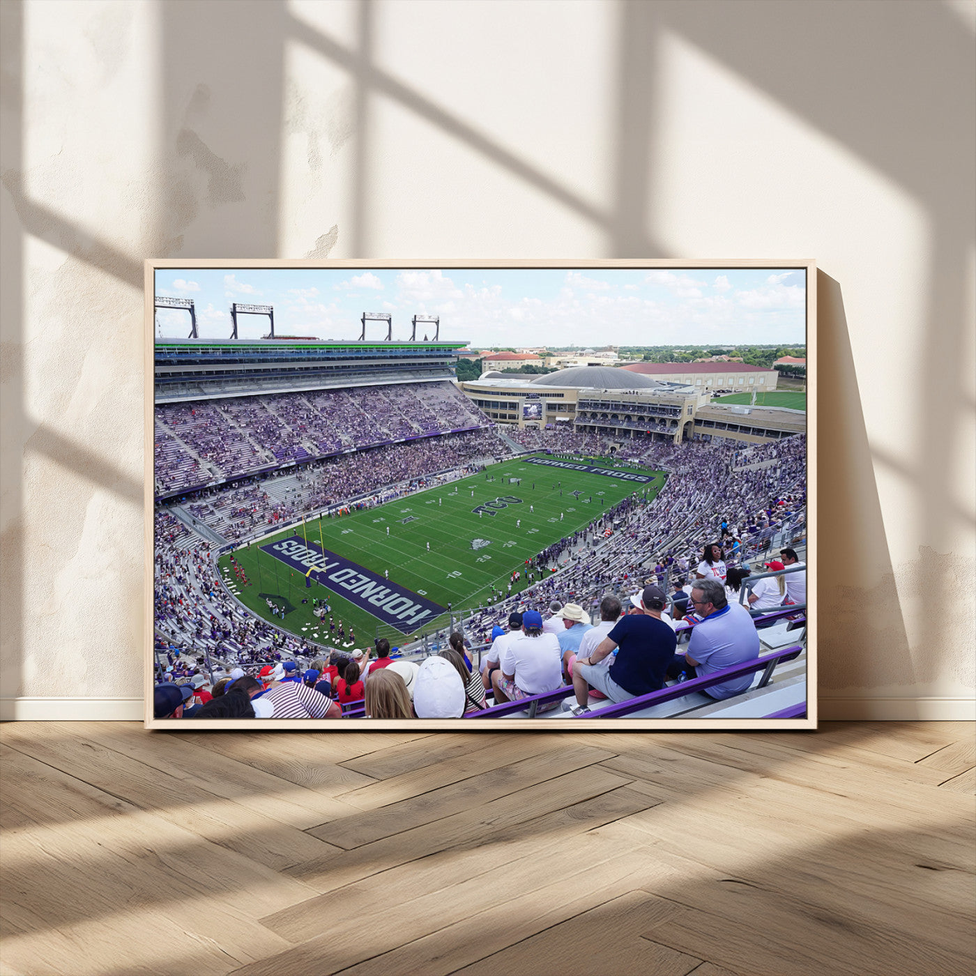 MGV-FC-36X24 - The Texas Christian University TCU Horned Frogs Football Team Print - Fort Worth Amon G. Carter