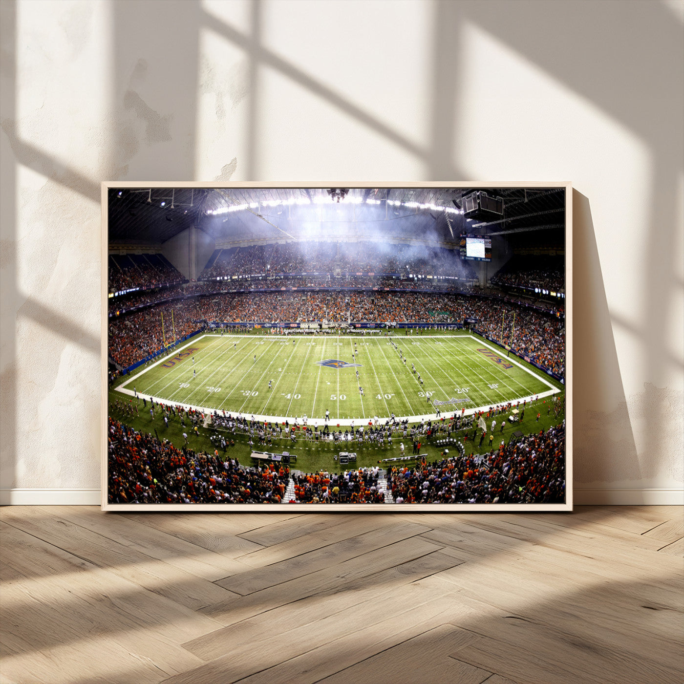 MGV-FC-36X24 - The University of Texas at San Antonio Roadrunners Football Team Print - San Antonio Alamodome Wall