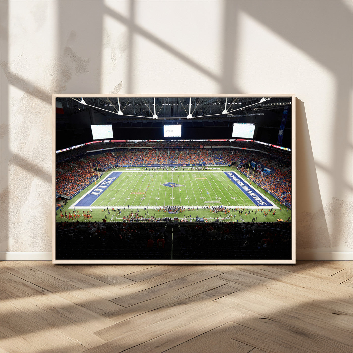 MGV-FC-36X24 - The University of Texas at San Antonio Roadrunners Football Team Print - San Antonio Alamodome Wall