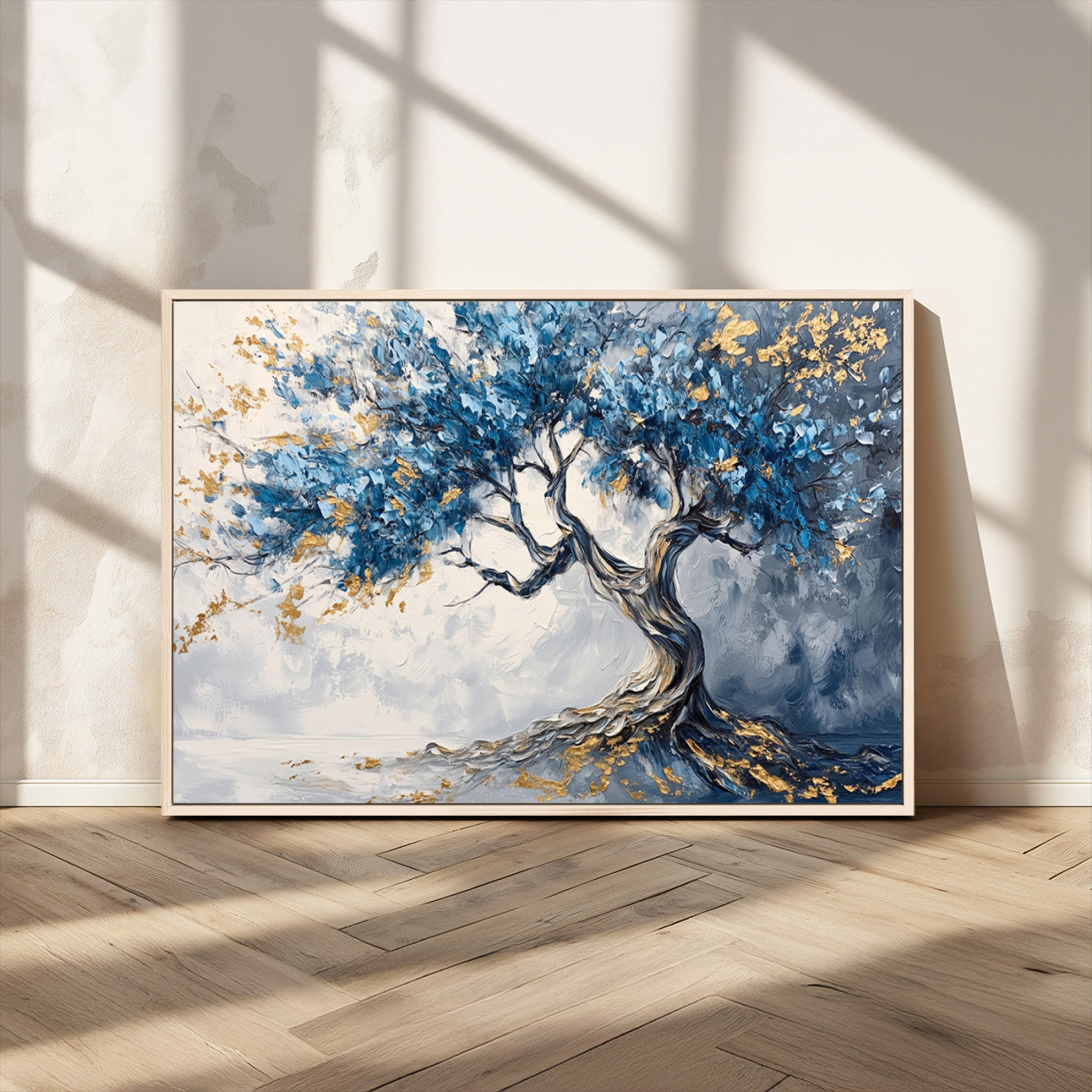 MGV-FC-36X24 - Abstract Tree Painting Canvas Wall Art | Tree of Life Painting Wall Art Canvas Print