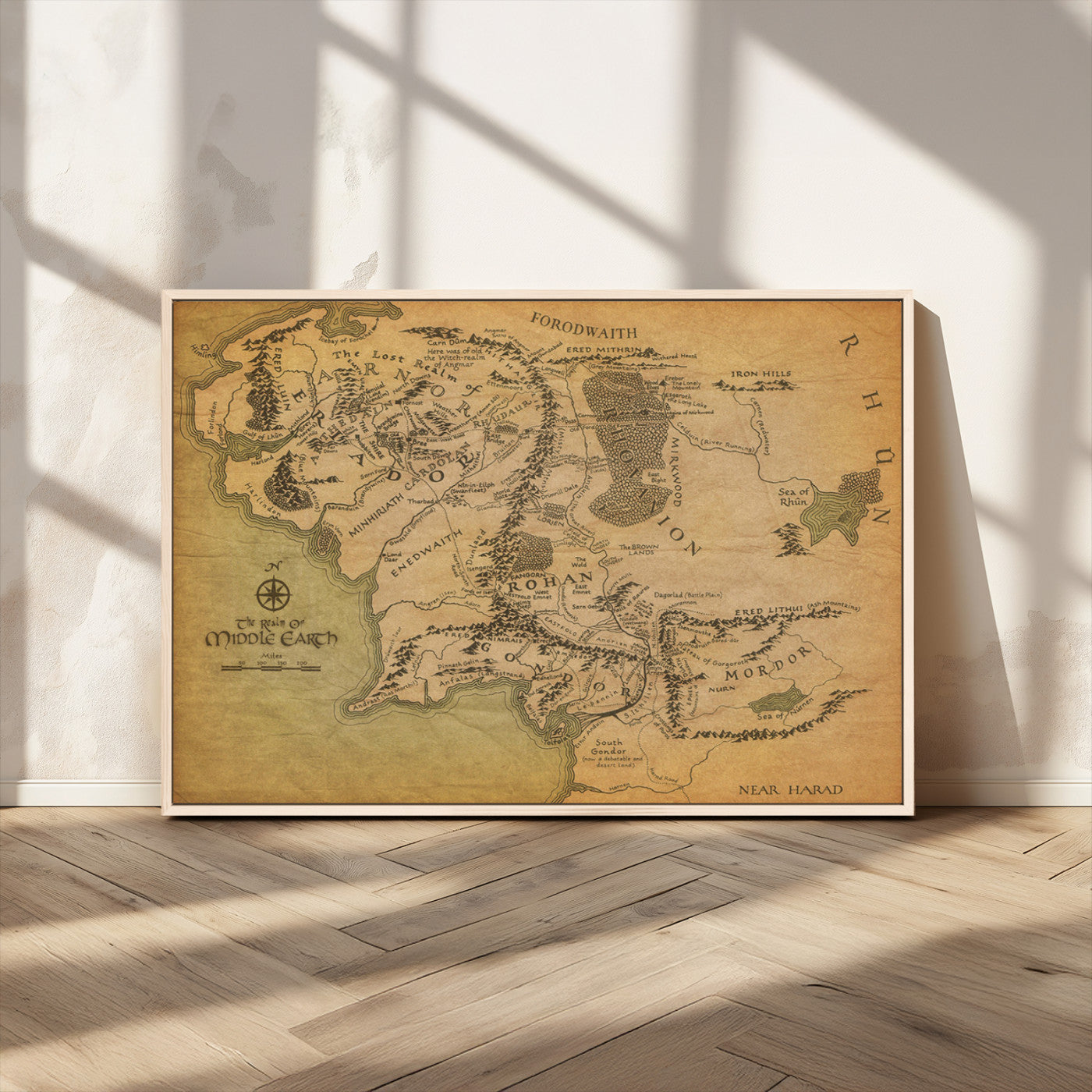 MGV-FC-36X24 - Push Pin World Map Canvas Print – Framed Wall Art for Couples to Track Their Travels – Anniversary