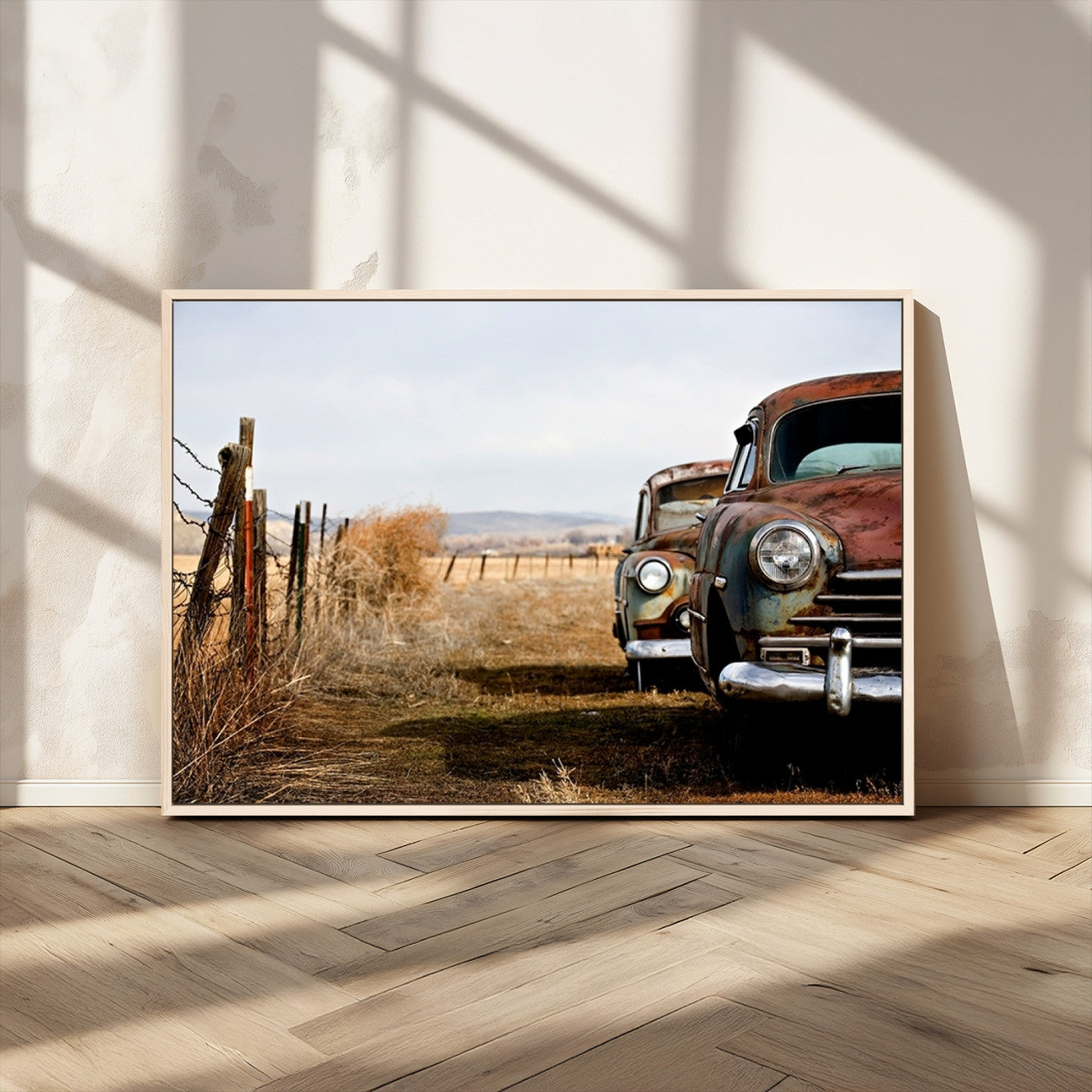MGV-FC-36X24 - Classic Cars Vintage Wall Art Canvas Print