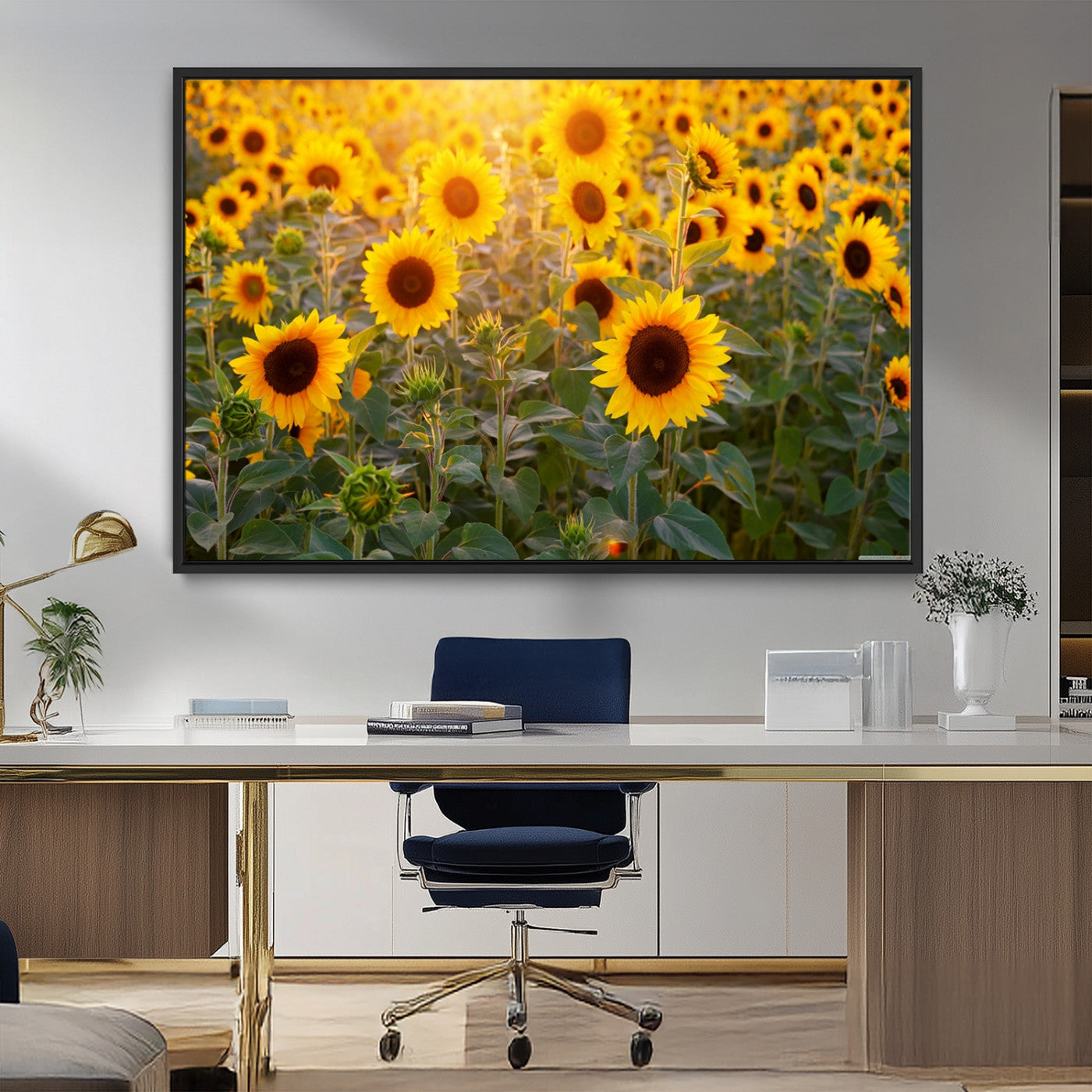 MGV-FC-36X24 - Sunflower Sunshine Wall Art Canvas Print