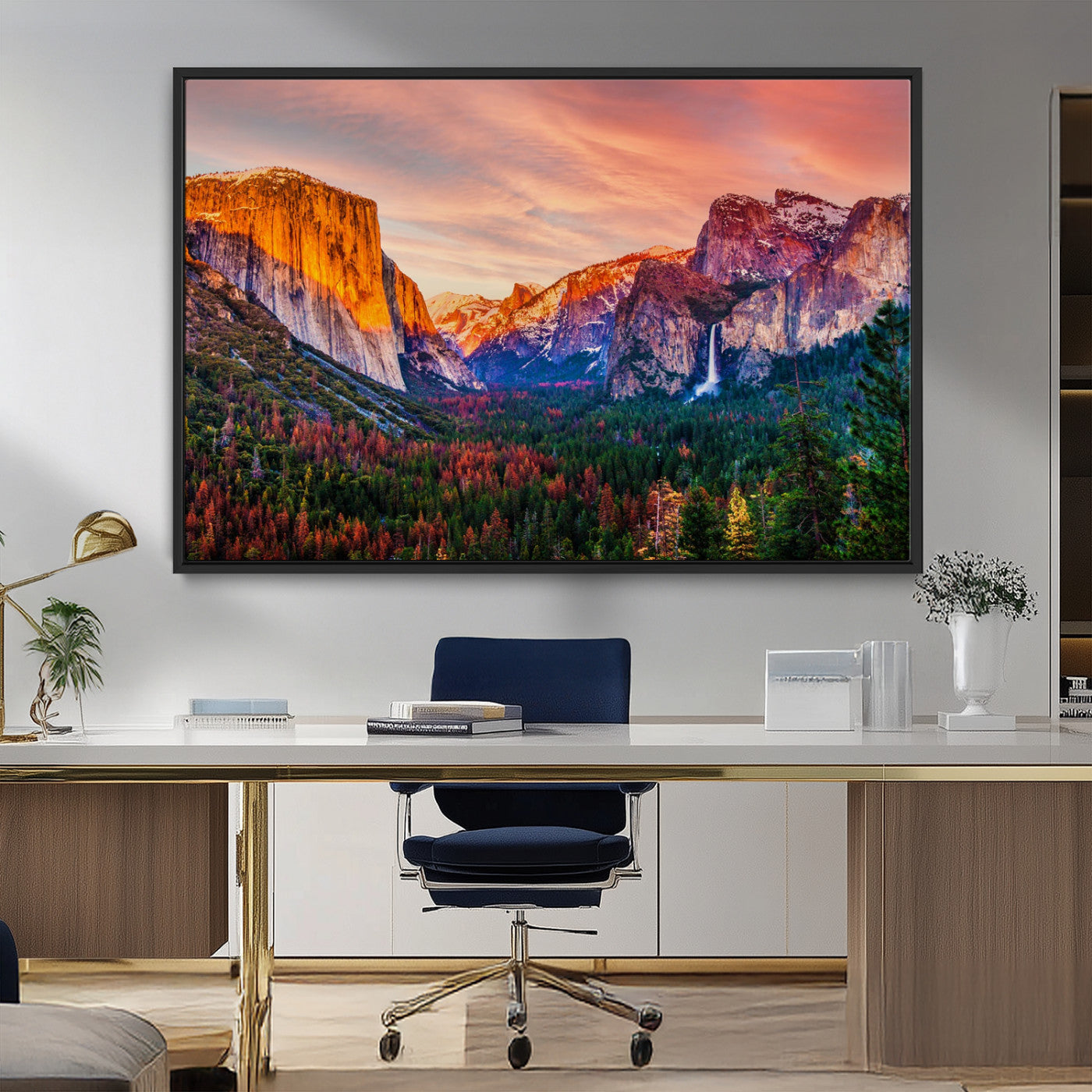 MGV-FC-36X24 - Yosemite Nal Park Wall Art Landscape Canvas Print El Capitan