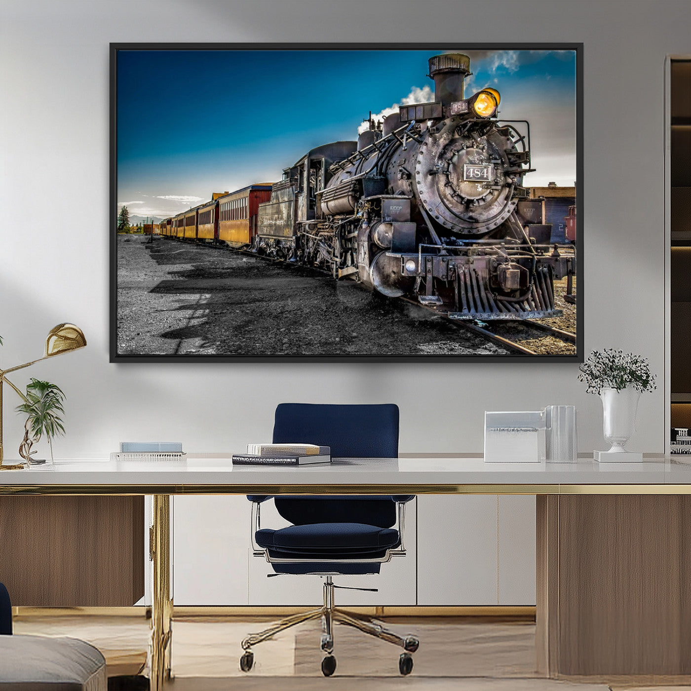 MGV-FC-36X24 - Train Wall Art Canvas Print