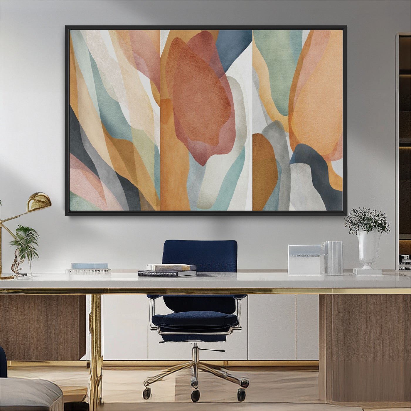 MGV-FC-36X24 - Boho Wall Art Canvas Print Set, Watercolor Boho Wall Art Canvas