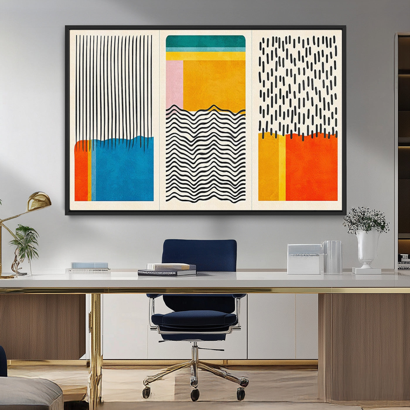 MGV-FC-36X24 - Canvas Print Wall Art Abstract Illustrs Art Boho