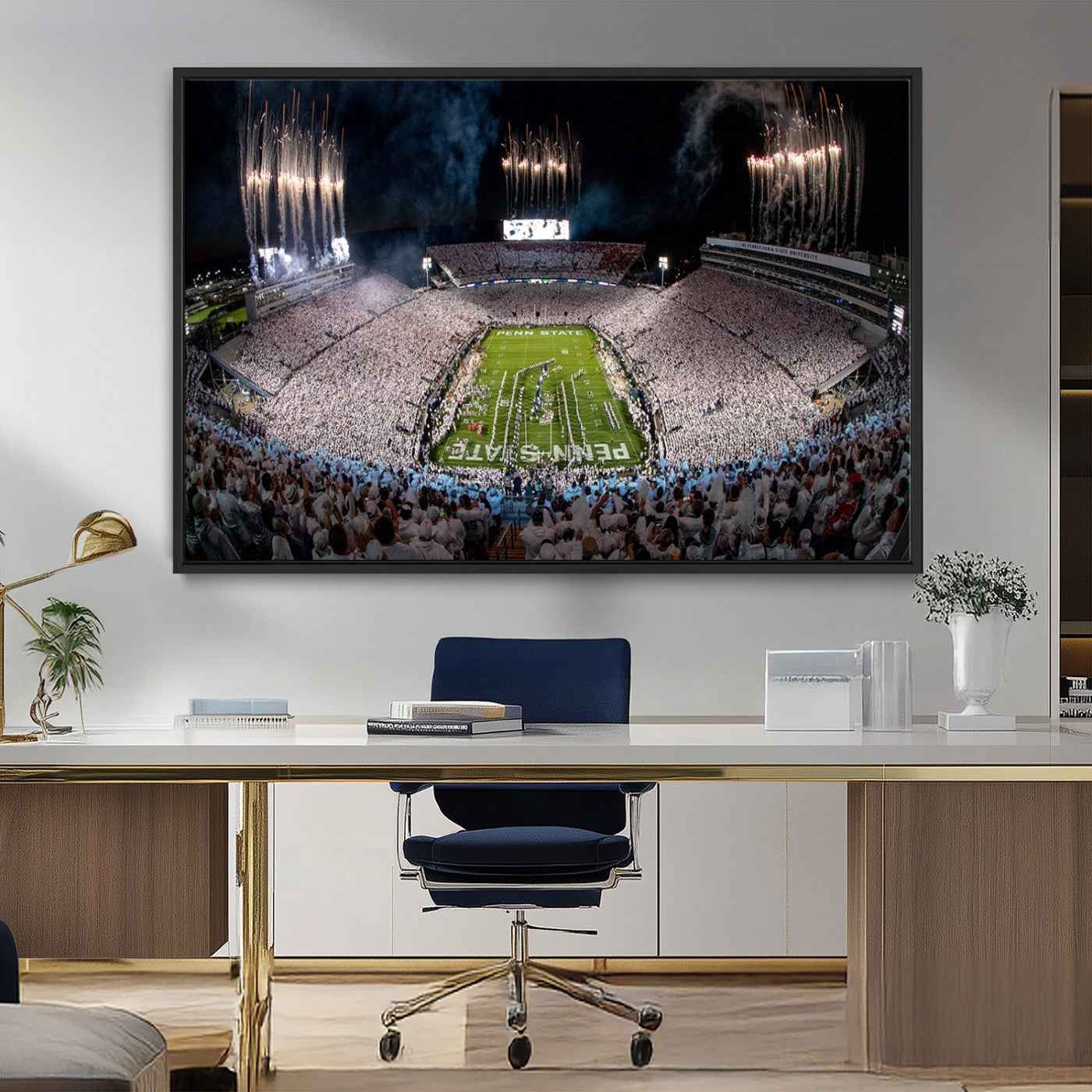 MGV-FC-36X24 - Penn Stadium Football Wall Art Canvas Print, Pennsylvania University Football Stadium