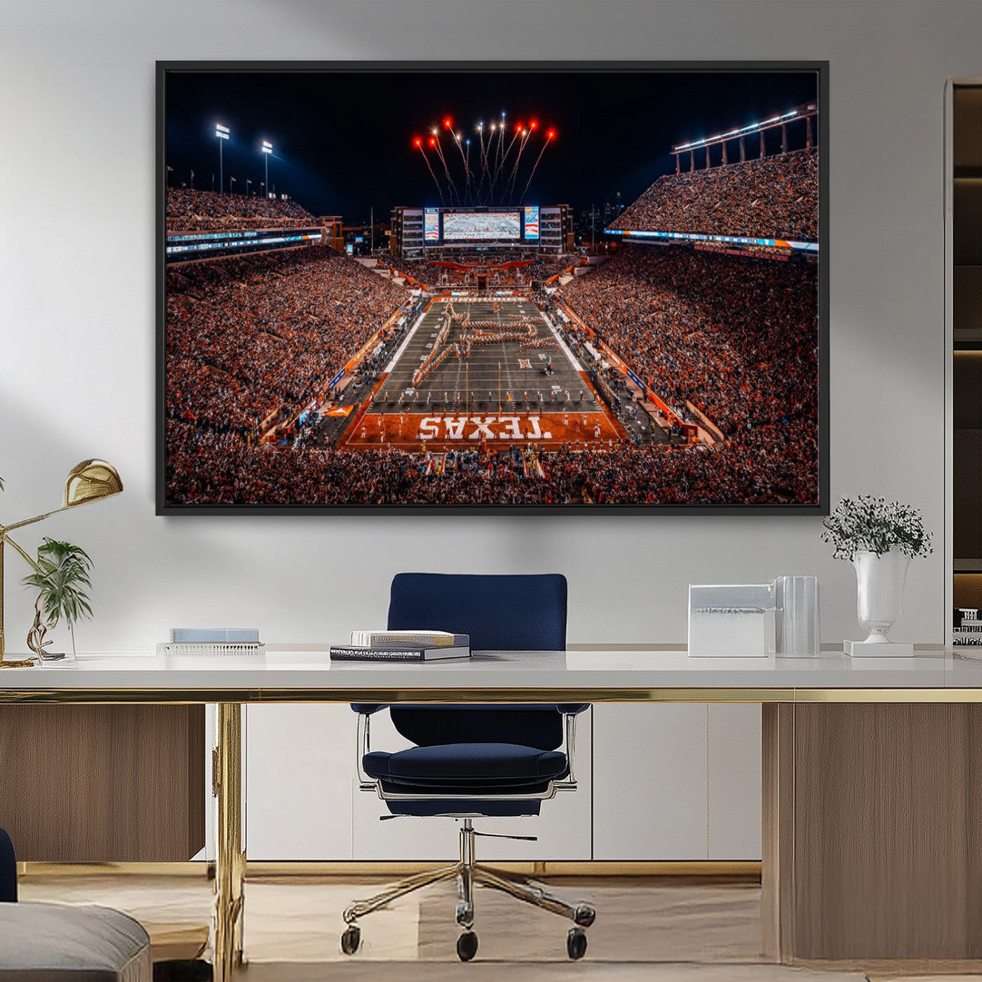 MGV-FC-36X24 - Texas Memorial Stadium Wall Art Canvas Print