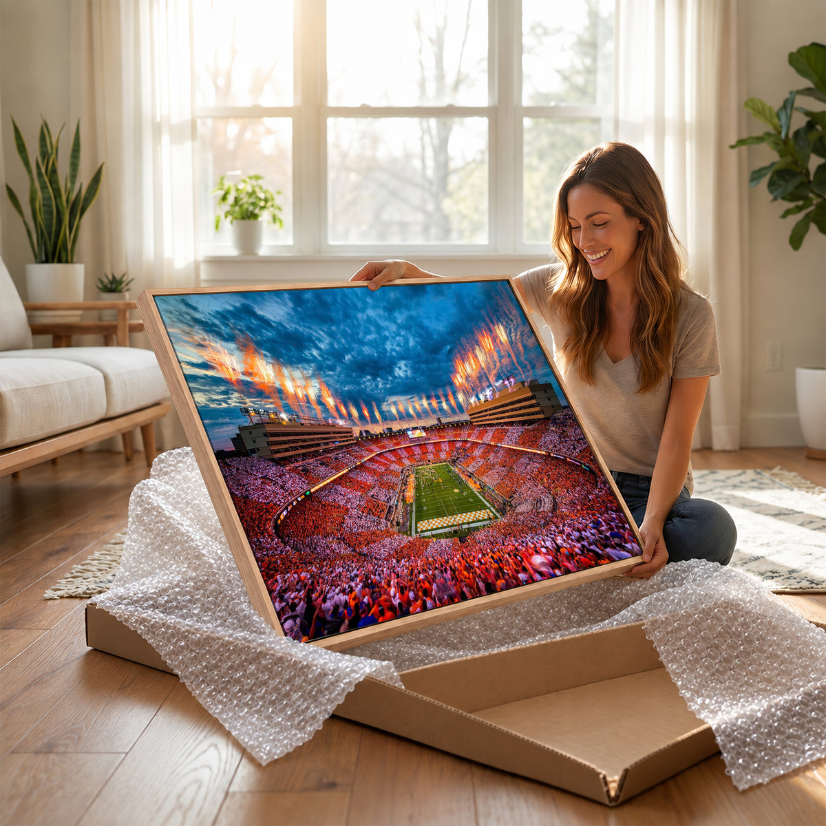 94266219-MGV-CV-36X24 - Tennessee Neyland Stadium Wall Art, Sports Arena Canvas