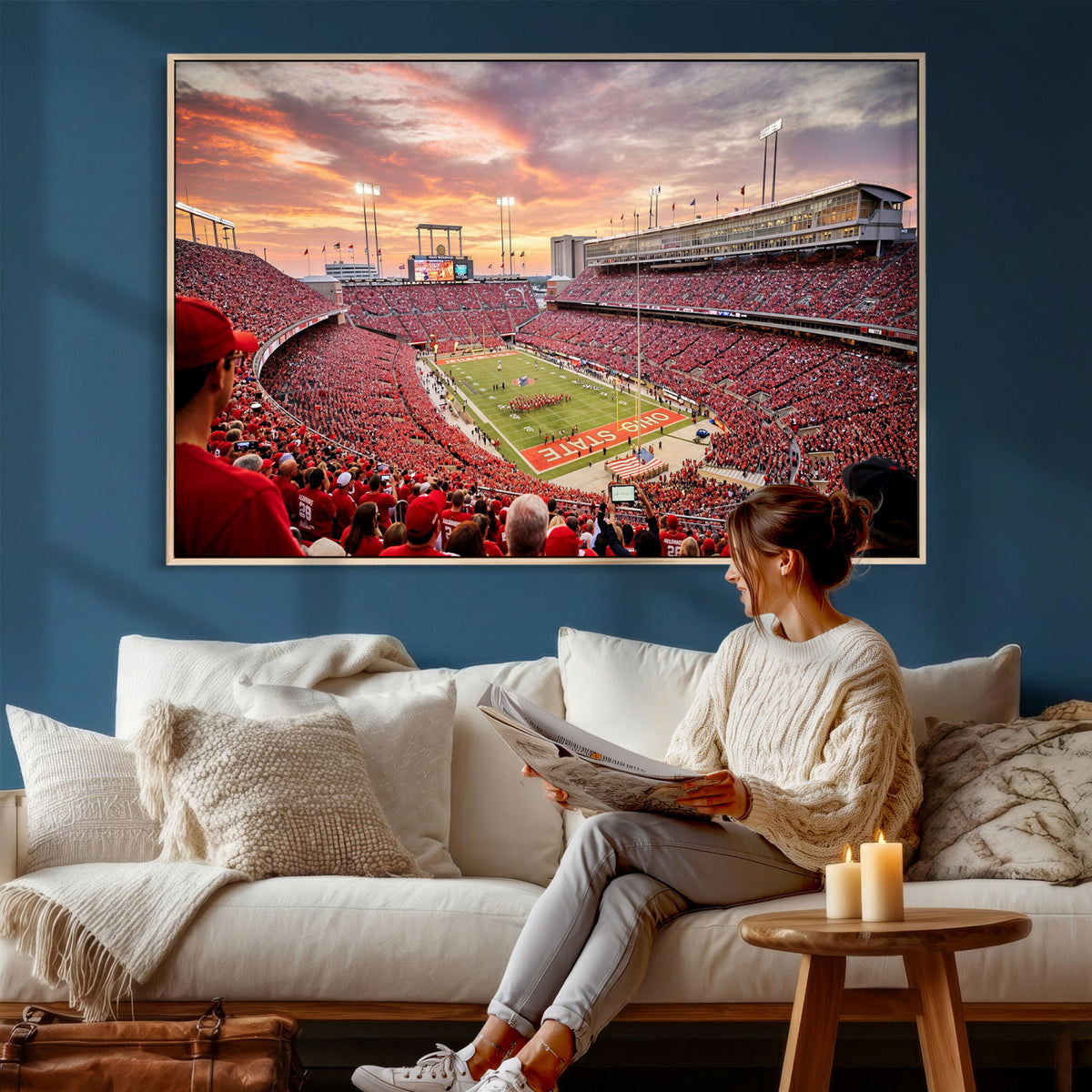 94754966-MGV-CV-36X24 - Stadium Wall Art Canvas Print