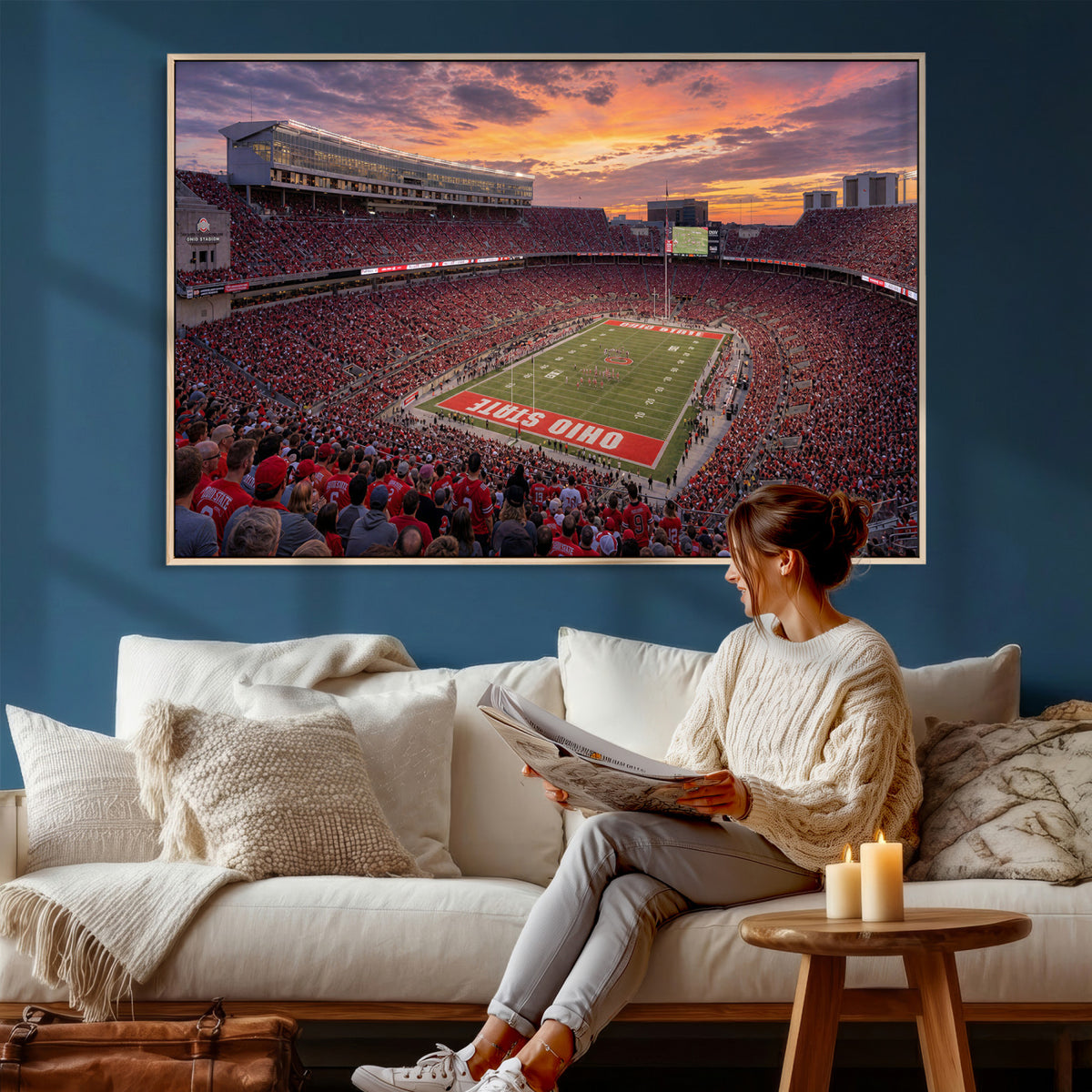 95137596-MGV-CV-36X24 - Stadium Wall Art Canvas Print