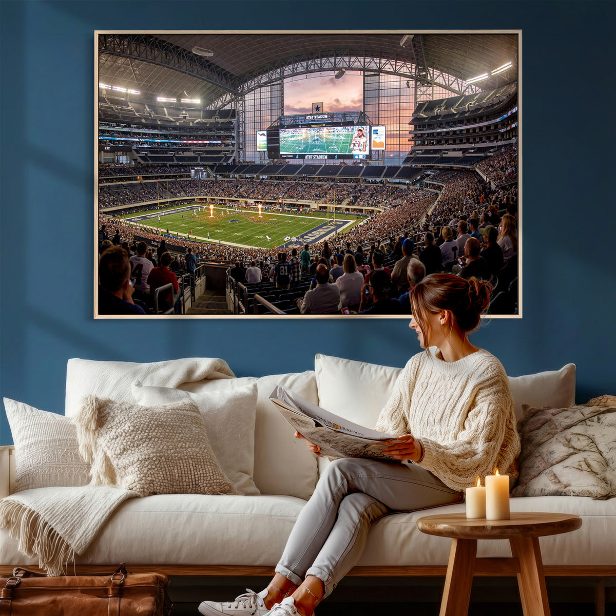 61524160-MGV-CV-36X24 - Stadium Wall Art Canvas Print