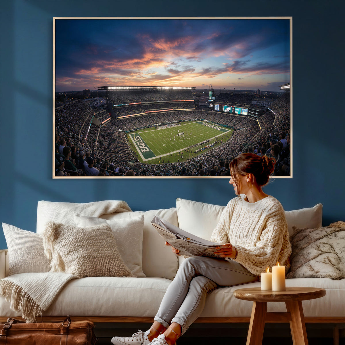 59208973-MGV-CV-36X24 - Stadium Wall Art Canvas Print