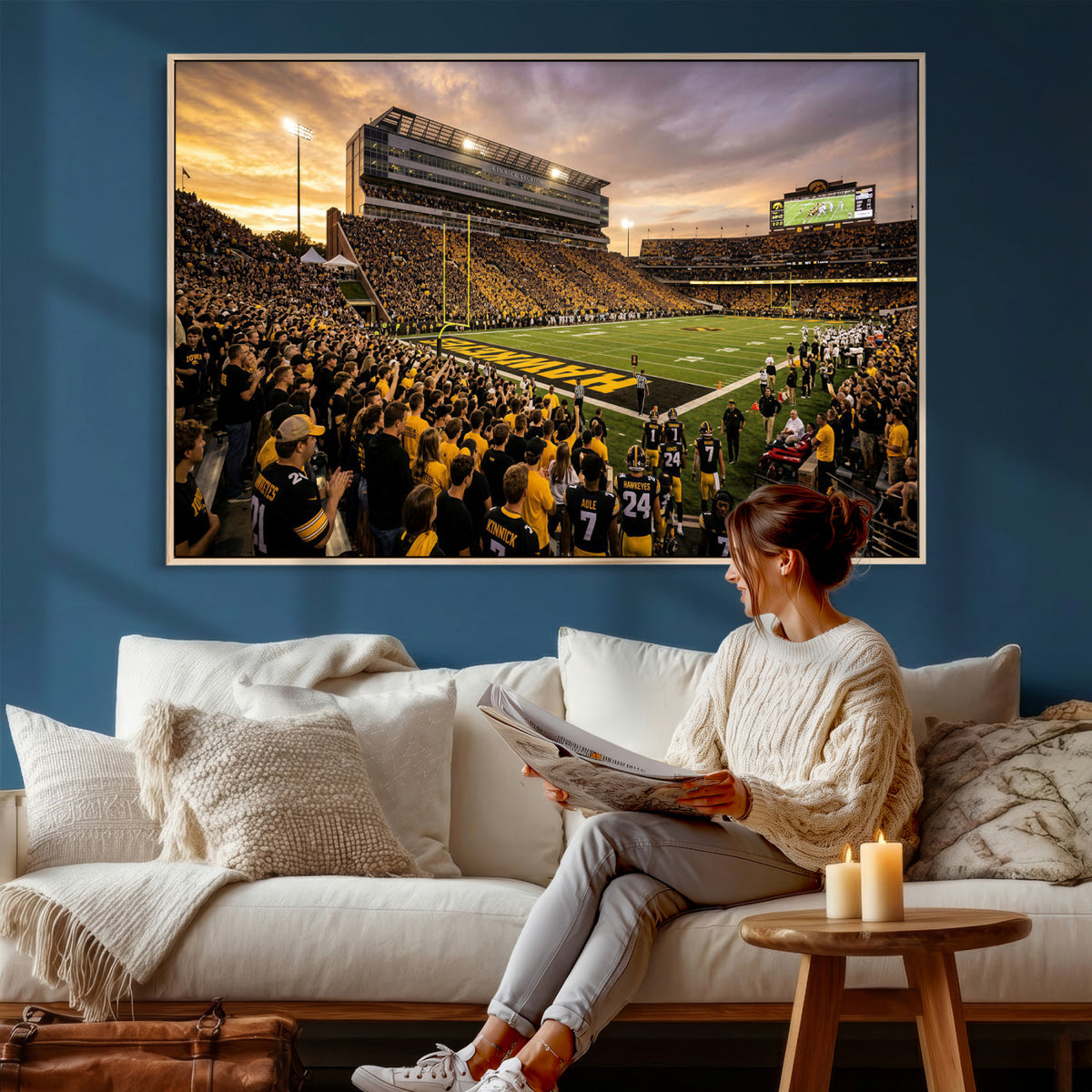 60847729-MGV-CV-36X24 - Stadium Wall Art Canvas Print