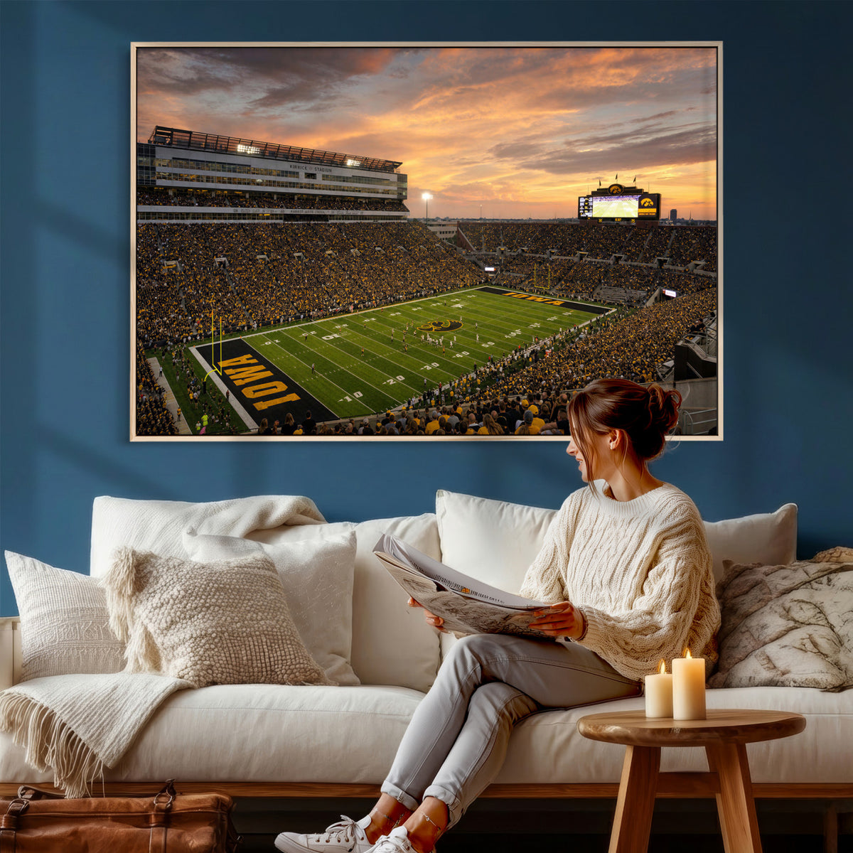 84993181-MGV-CV-36X24 - Stadium Wall Art Canvas Print