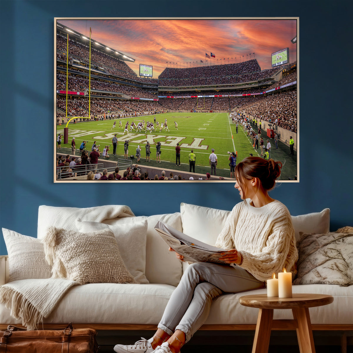 80055809-MGV-CV-36X24 - Stadium Wall Art Canvas Print